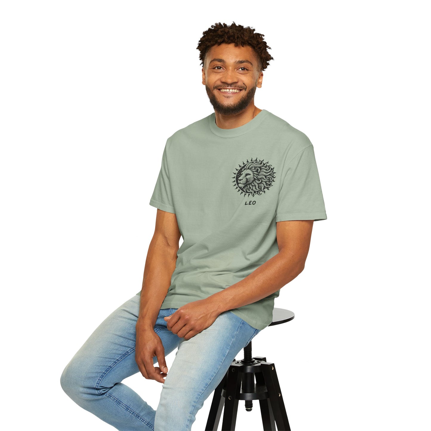 Leo Sun Lion T-Shirt – Zodiac Astrology Graphic Tee | Vintage Celestial Star Sign Shirt