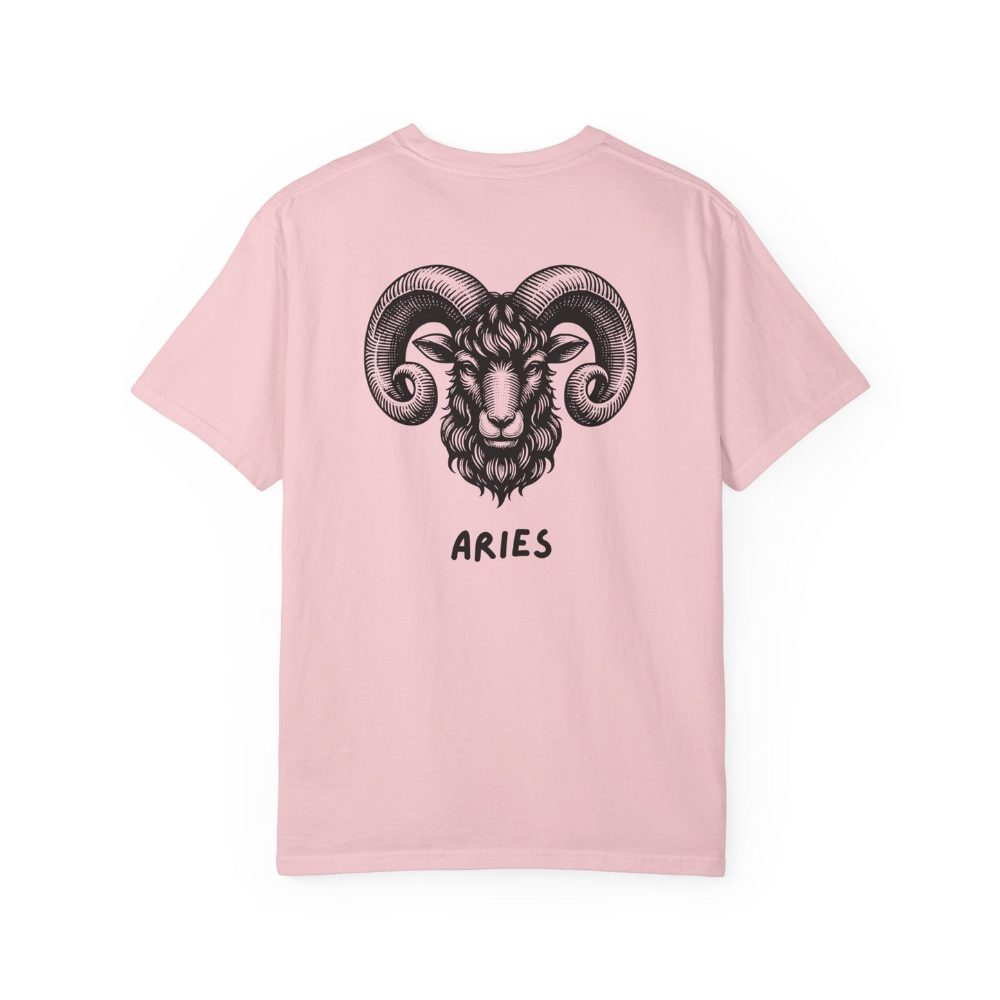 Aries Zodiac T-Shirt – Aries Ram Astrology Graphic Tee | Vintage Star Sign Shirt, Unisex Tee