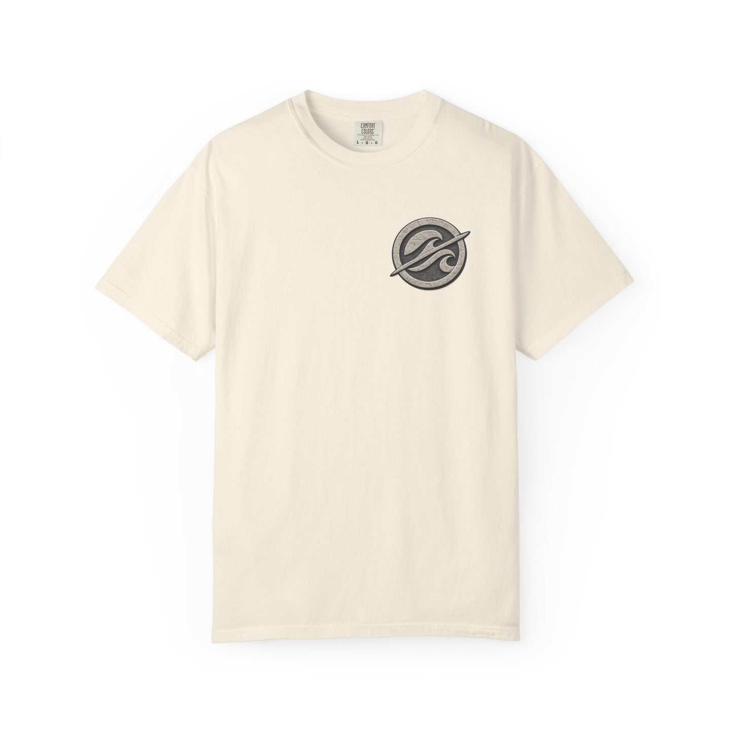 Surf Badge T-Shirt – Retro Wave Logo Tee | Vintage Coastal Streetwear Shirt
