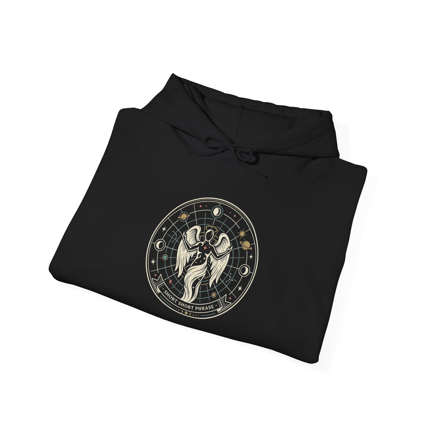 Astrology Moon Phases Hoodie – Mystic Astronaut Zodiac Sweatshirt | Celestial Graphic Hoodie