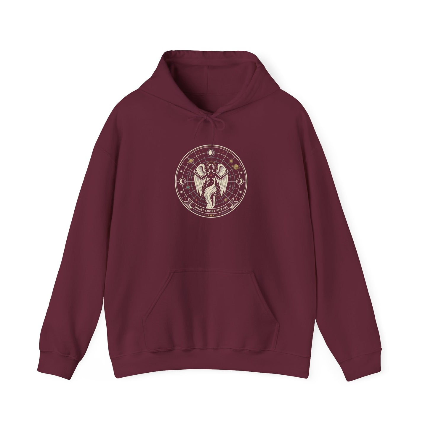 Astrology Moon Phases Hoodie – Mystic Astronaut Zodiac Sweatshirt | Celestial Graphic Hoodie