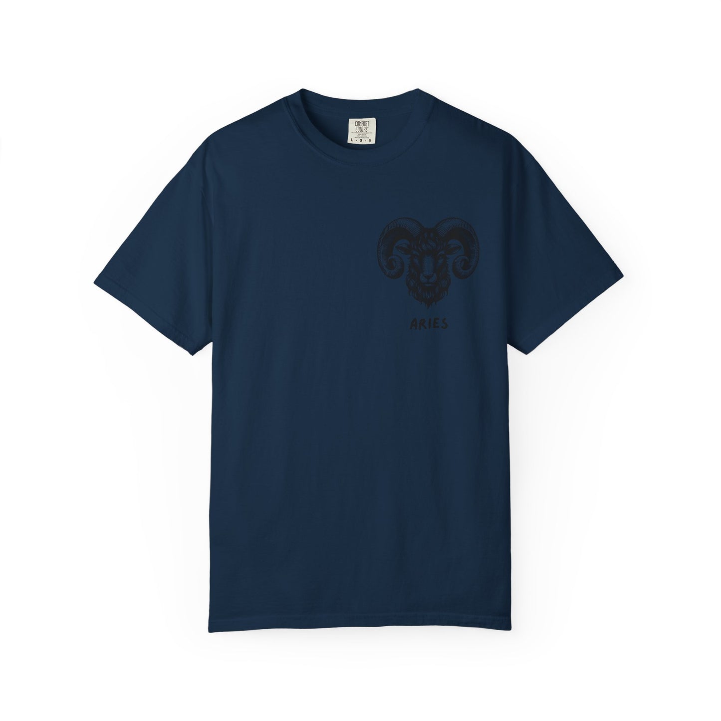 Aries Zodiac T-Shirt – Aries Ram Astrology Graphic Tee | Vintage Star Sign Shirt, Unisex Tee