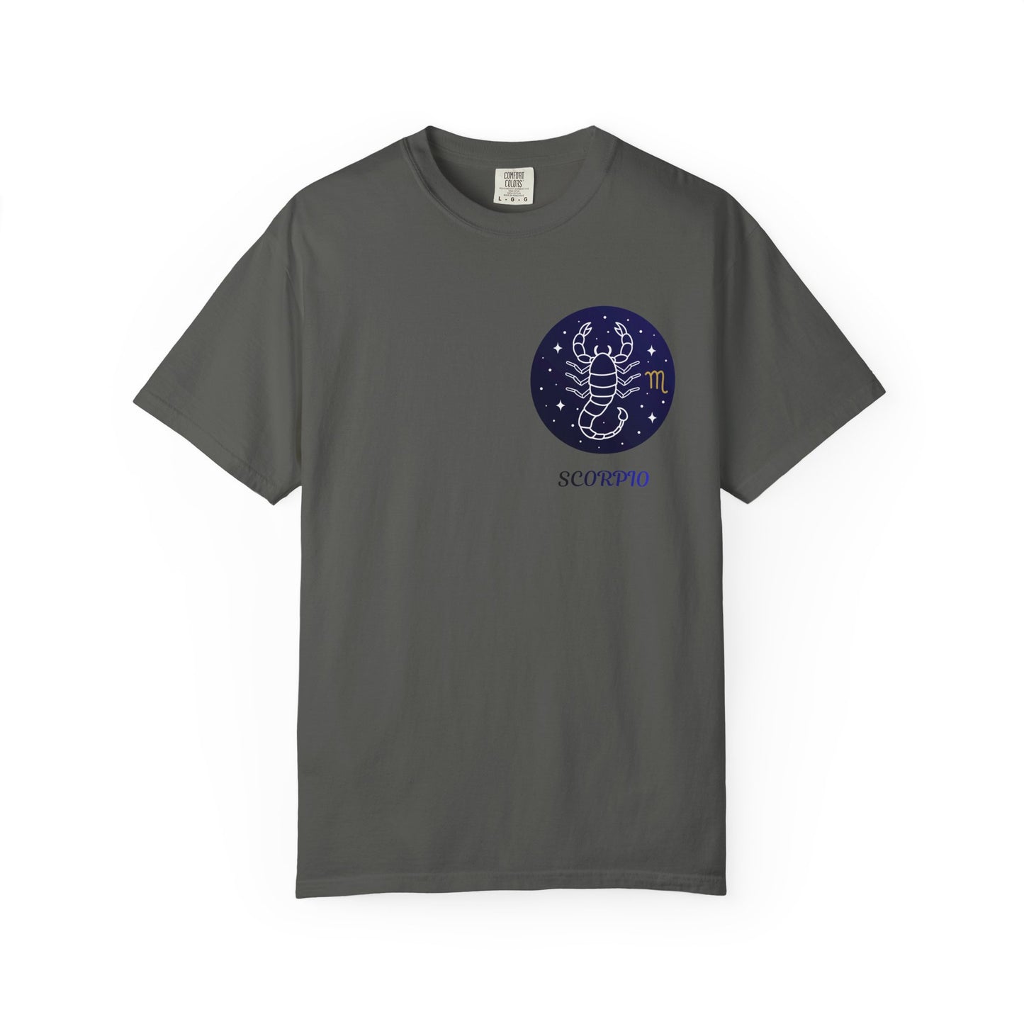 Scorpio Unisex Garment-Dyed T-Shirt – Zodiac Astrology Graphic Tee | Vintage Celestial Star Sign Shirt