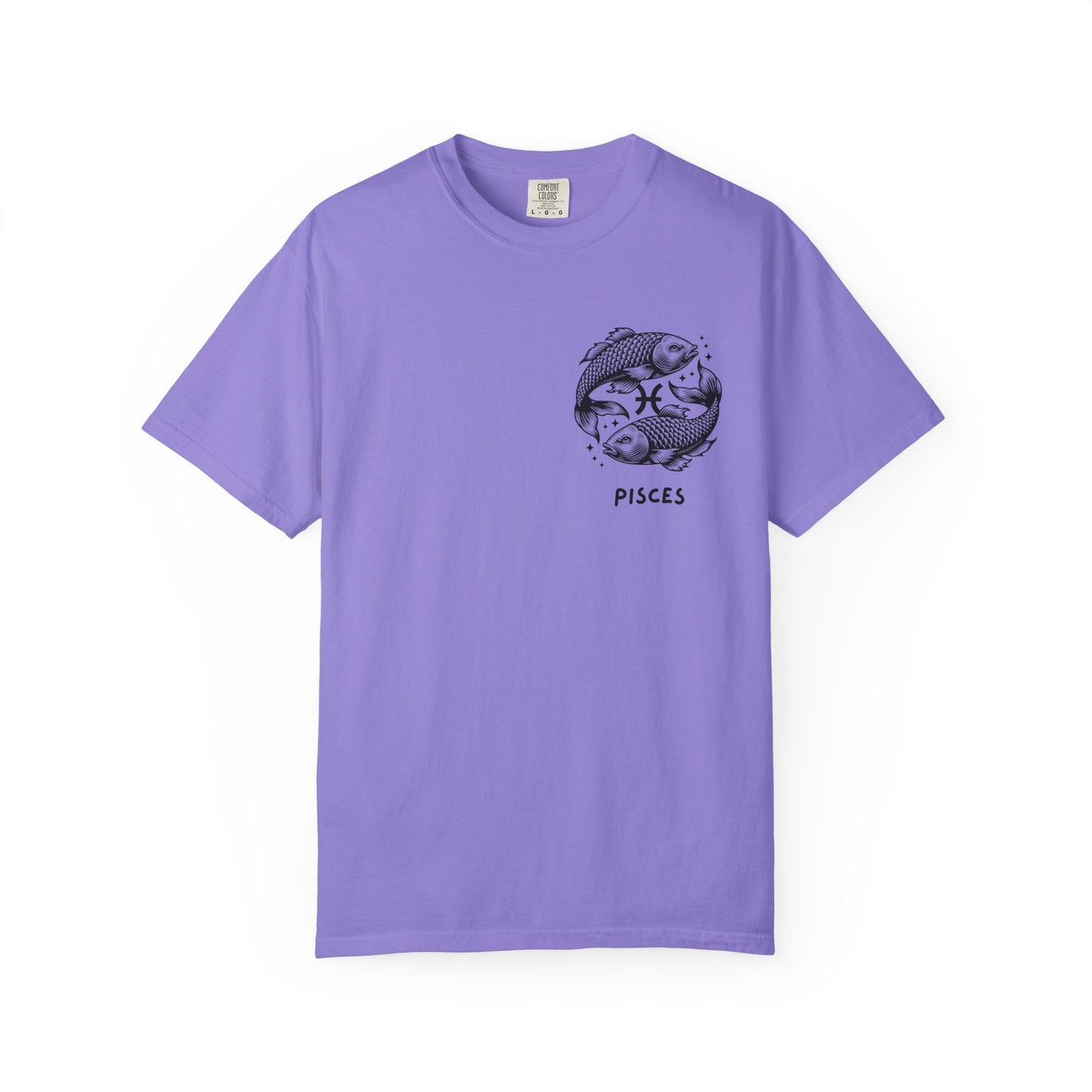 Pisces Zodiac T-Shirt – Pisces Fish Astrology Graphic Tee | Celestial Star Sign Shirt