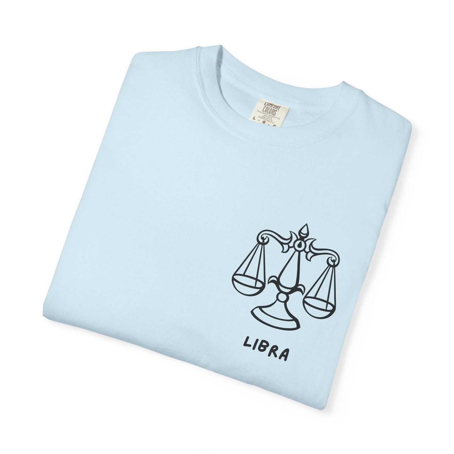 Libra Scales T-Shirt – Zodiac Balance Graphic Tee | Minimal Astrology Shirt