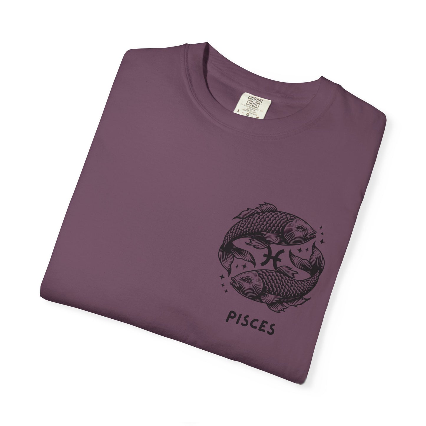 Pisces Zodiac T-Shirt – Pisces Fish Astrology Graphic Tee | Celestial Star Sign Shirt