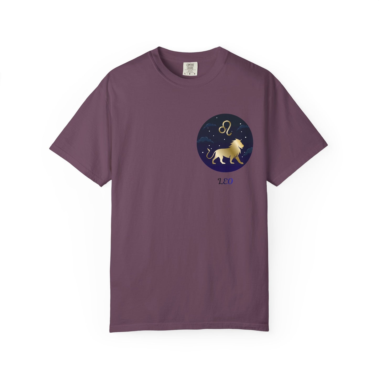 Leo Zodiac T-Shirt – Gold Lion Constellation Graphic Tee | Celestial Astrology Shirt