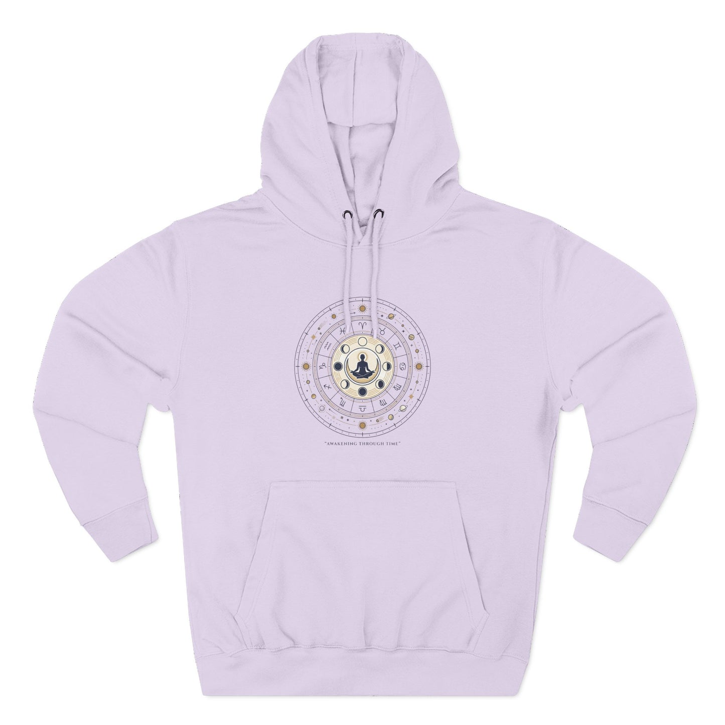 Zodiac Meditation Hoodie – Celestial Birth Chart Mandala Hoodie | Spiritual Astrology Sweatshirt, Unisex Hoodie