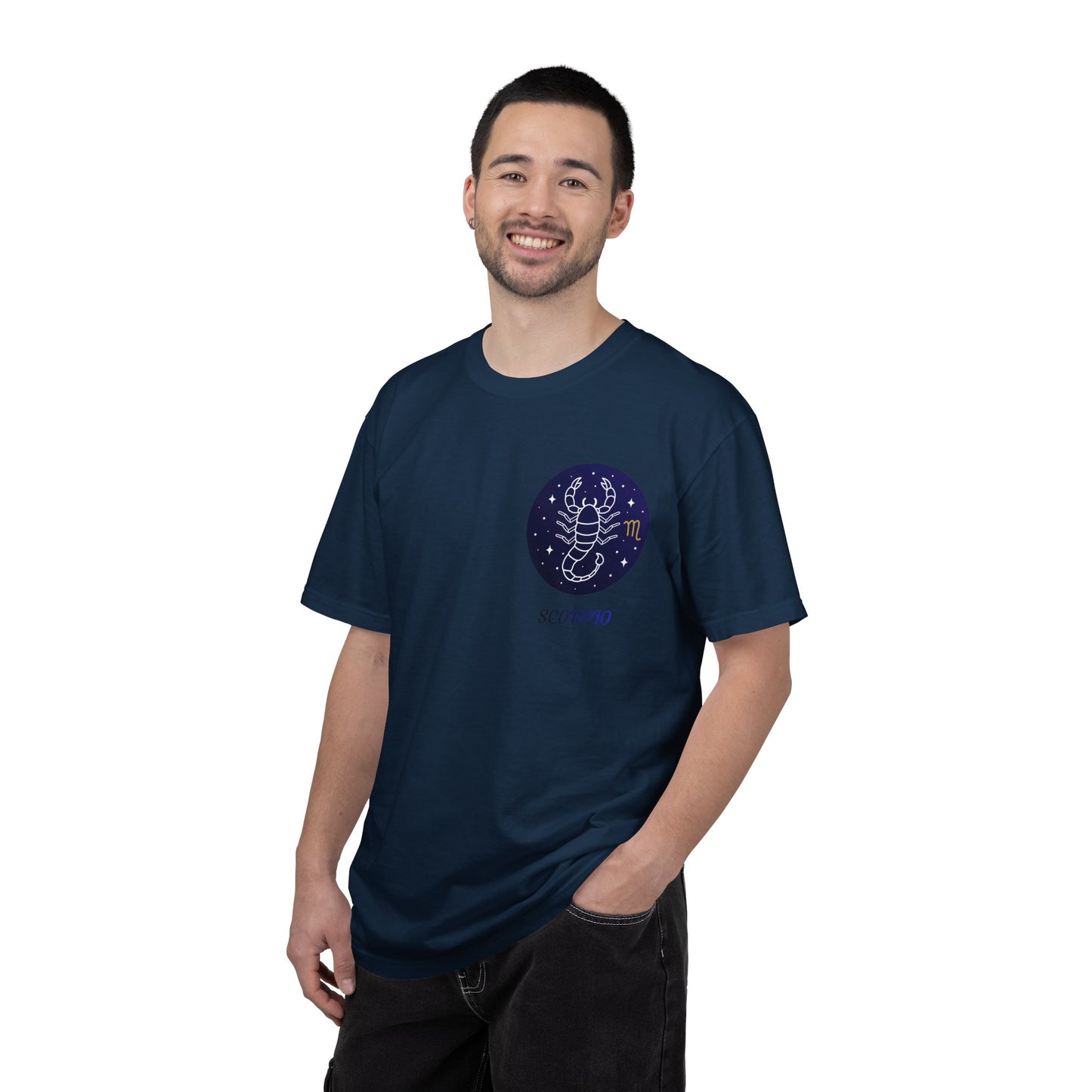 Scorpio Unisex Garment-Dyed T-Shirt – Zodiac Astrology Graphic Tee | Vintage Celestial Star Sign Shirt