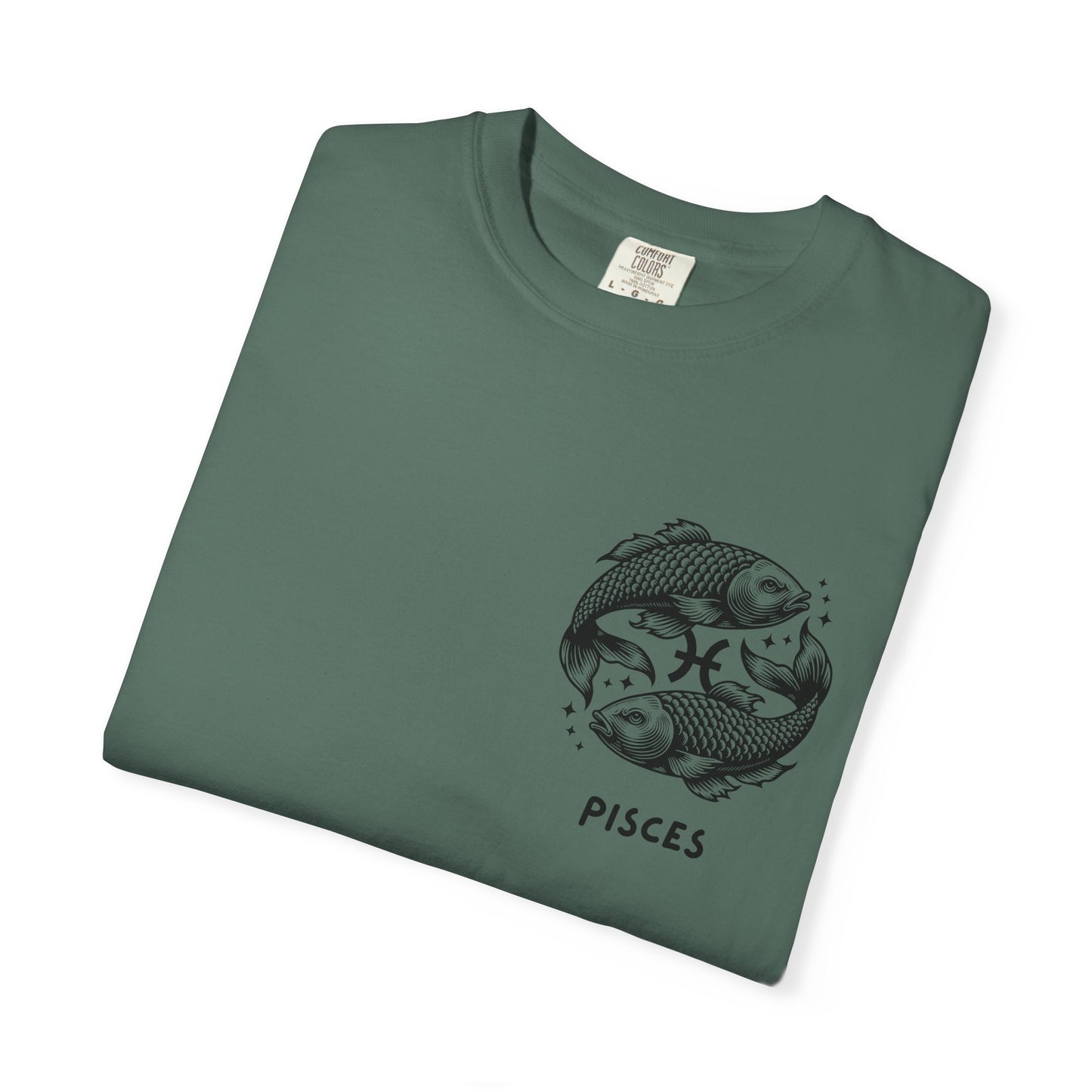 Pisces Zodiac T-Shirt – Pisces Fish Astrology Graphic Tee | Celestial Star Sign Shirt