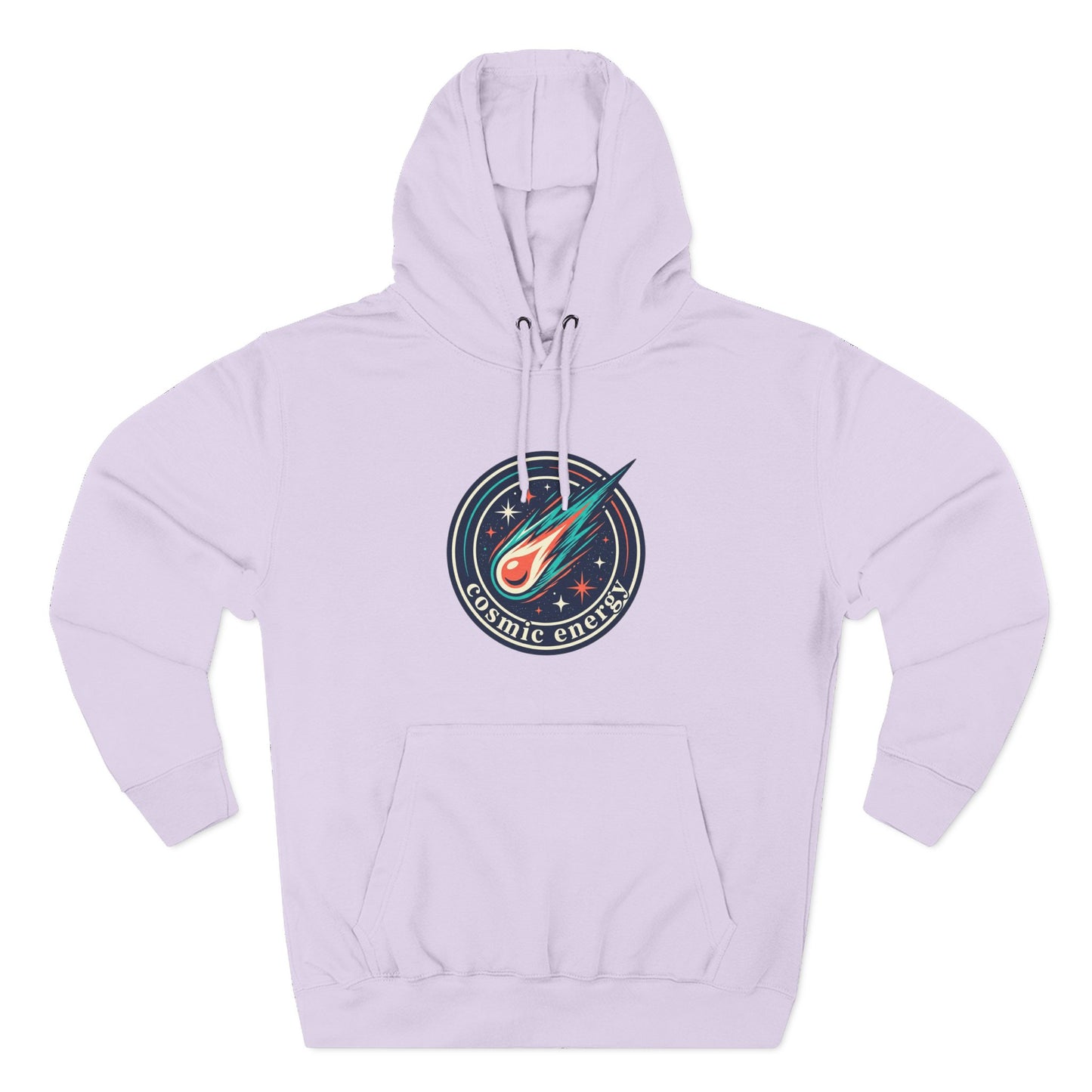 Cosmic Energy Hoodie – Meteor & Shooting Star Graphic Hoodie | Space Aesthetic, Celestial Streetwear, Unisex Hoodie