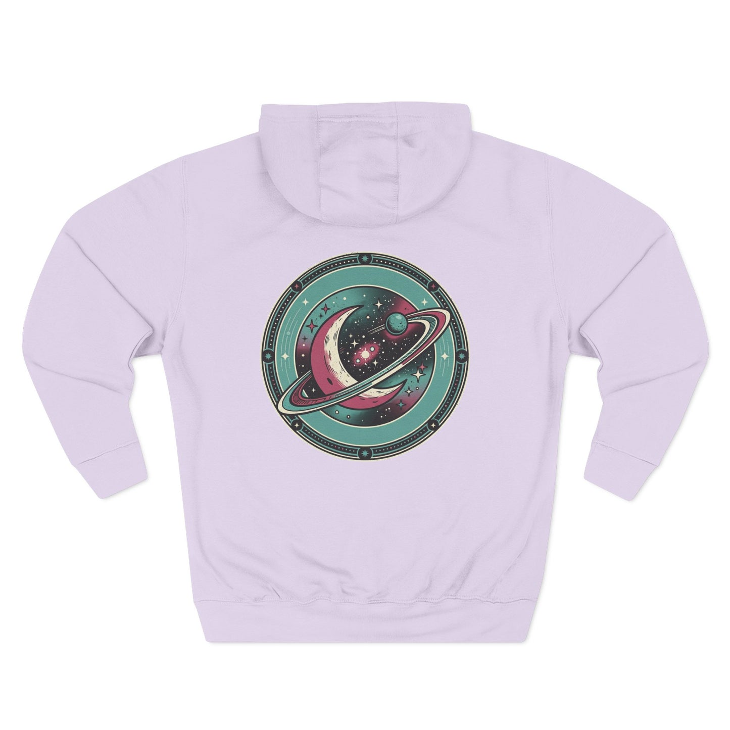 Saturn Planet Hoodie – Retro Space Ring Graphic Hoodie | Minimal Cosmic Aesthetic, Astronomy Hoodie, Unisex Hoodie