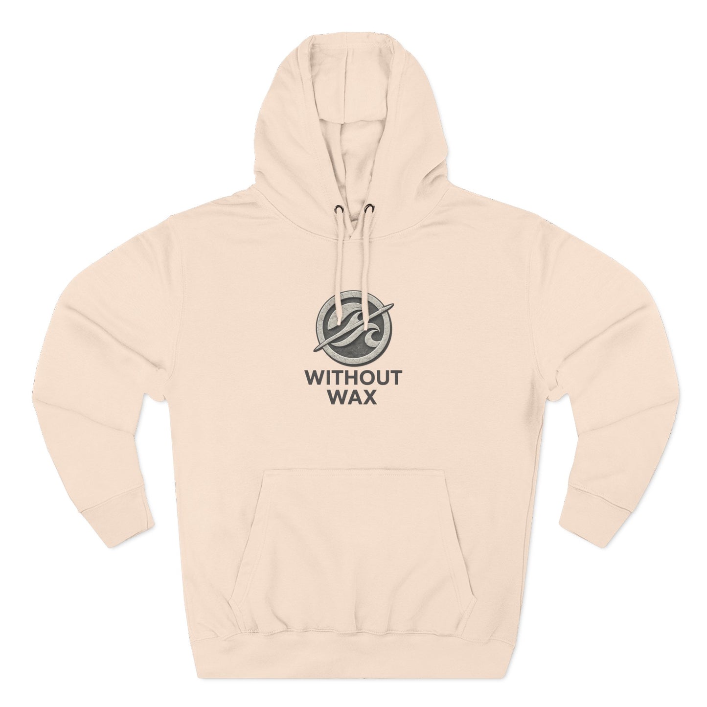 Without Wax Logo Hoodie – Minimal Surf Brand Pullover | Clean Streetwear Hoodie