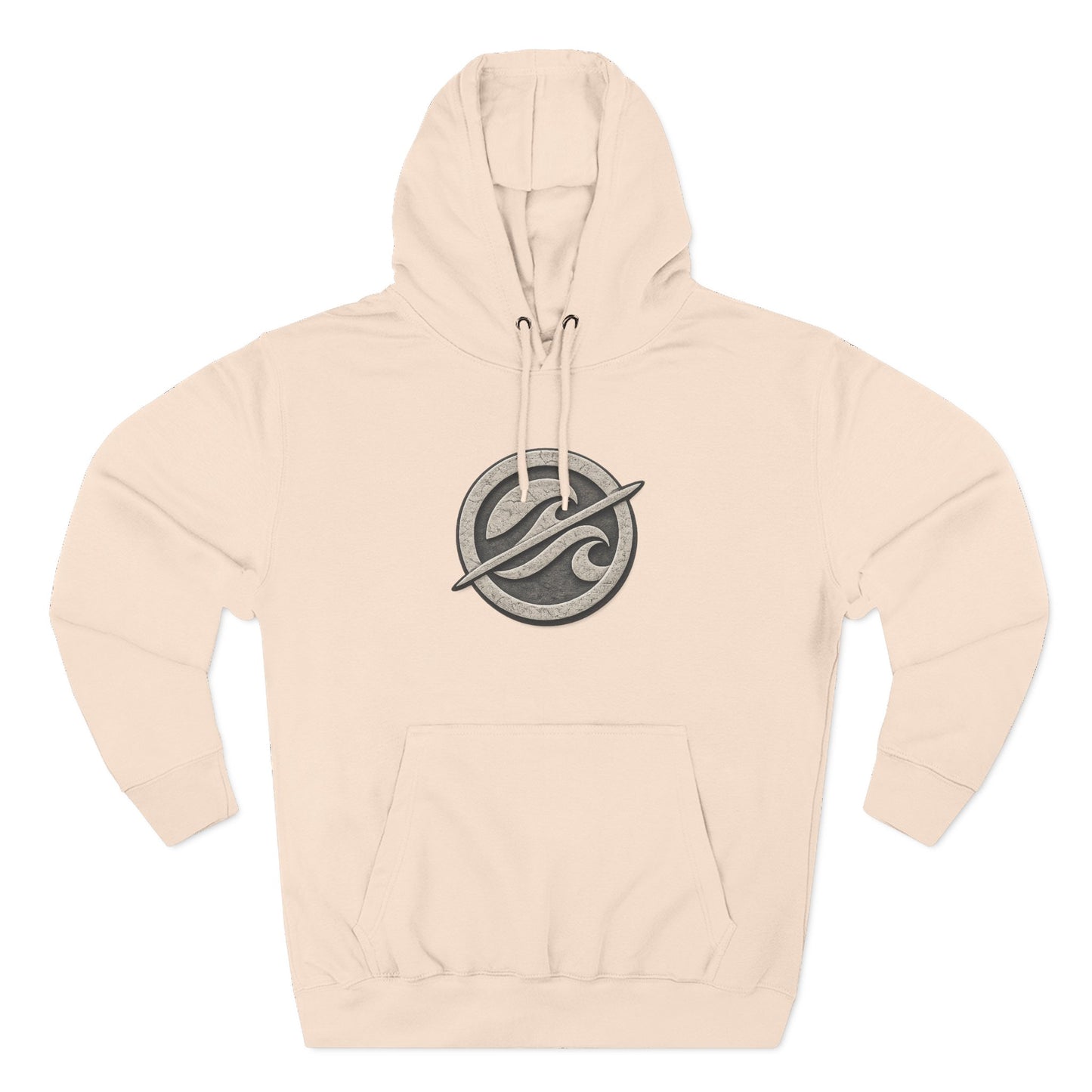 Without Wax Hoodie – Surf-Inspired Wave Logo Pullover | Vintage Coastal Streetwear Hoodie