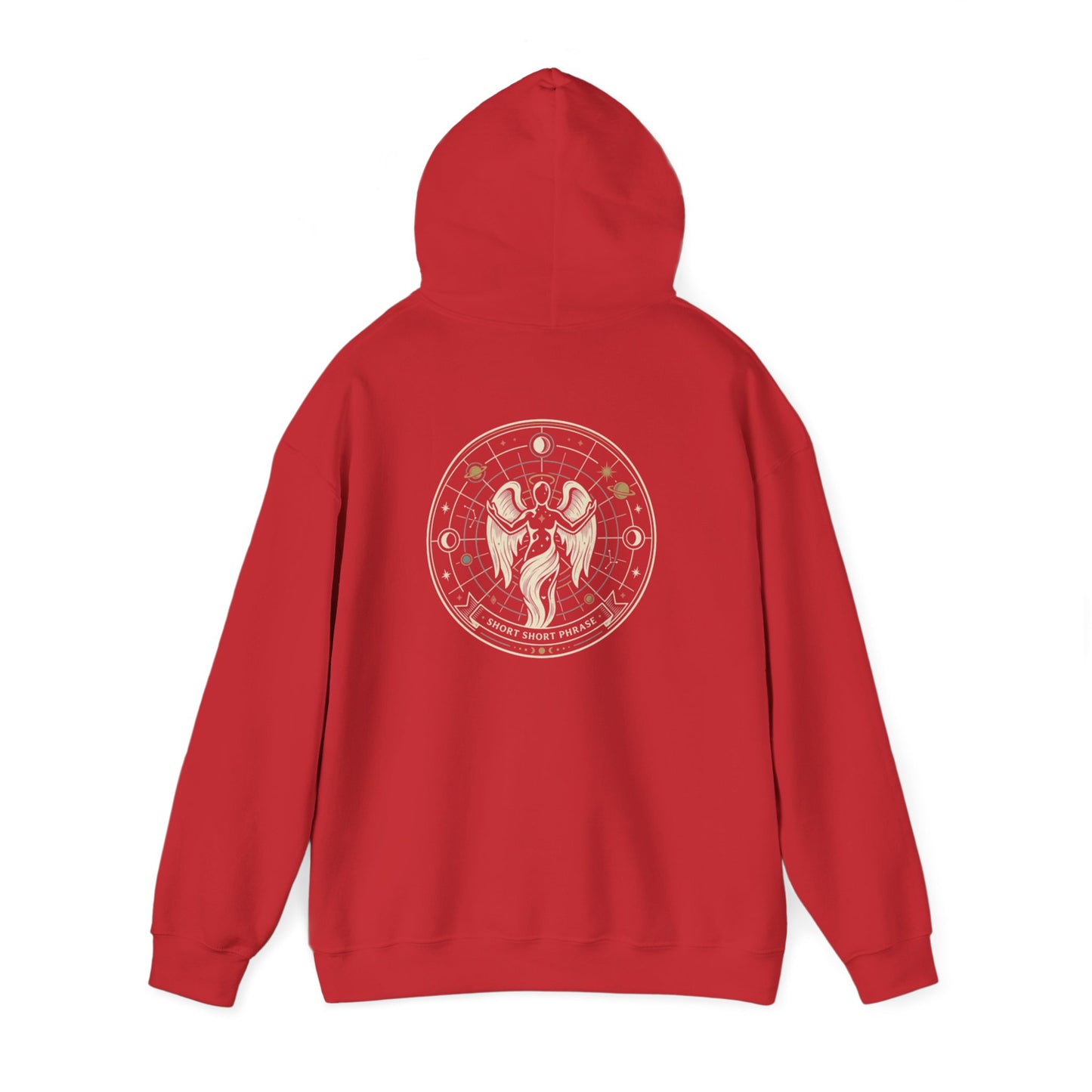 Astrology Moon Phases Hoodie – Mystic Astronaut Zodiac Sweatshirt | Celestial Graphic Hoodie