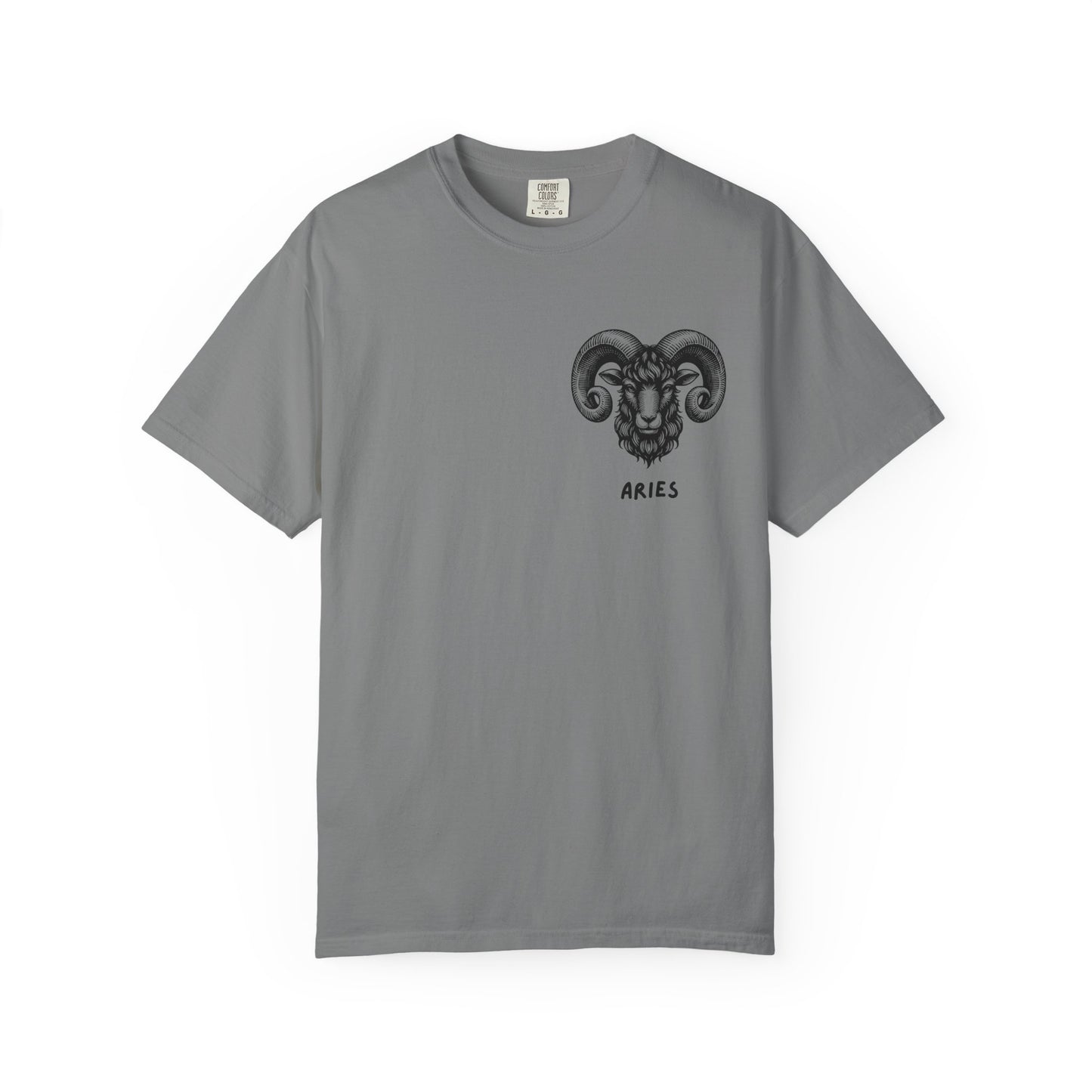 Aries Zodiac T-Shirt – Aries Ram Astrology Graphic Tee | Vintage Star Sign Shirt, Unisex Tee