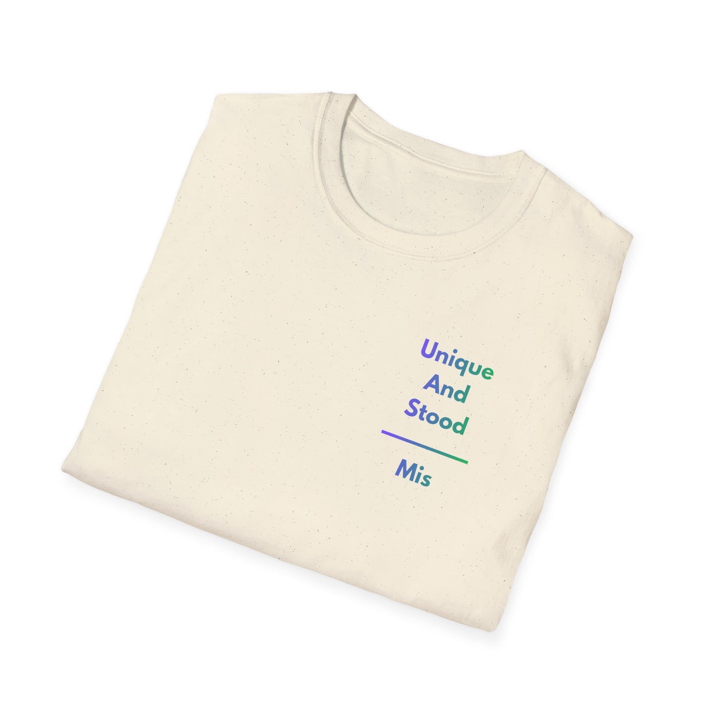 Unique And Misunderstood T-Shirt – Minimal Inspirational Graphic Tee | Thoughtful Statement Shirt