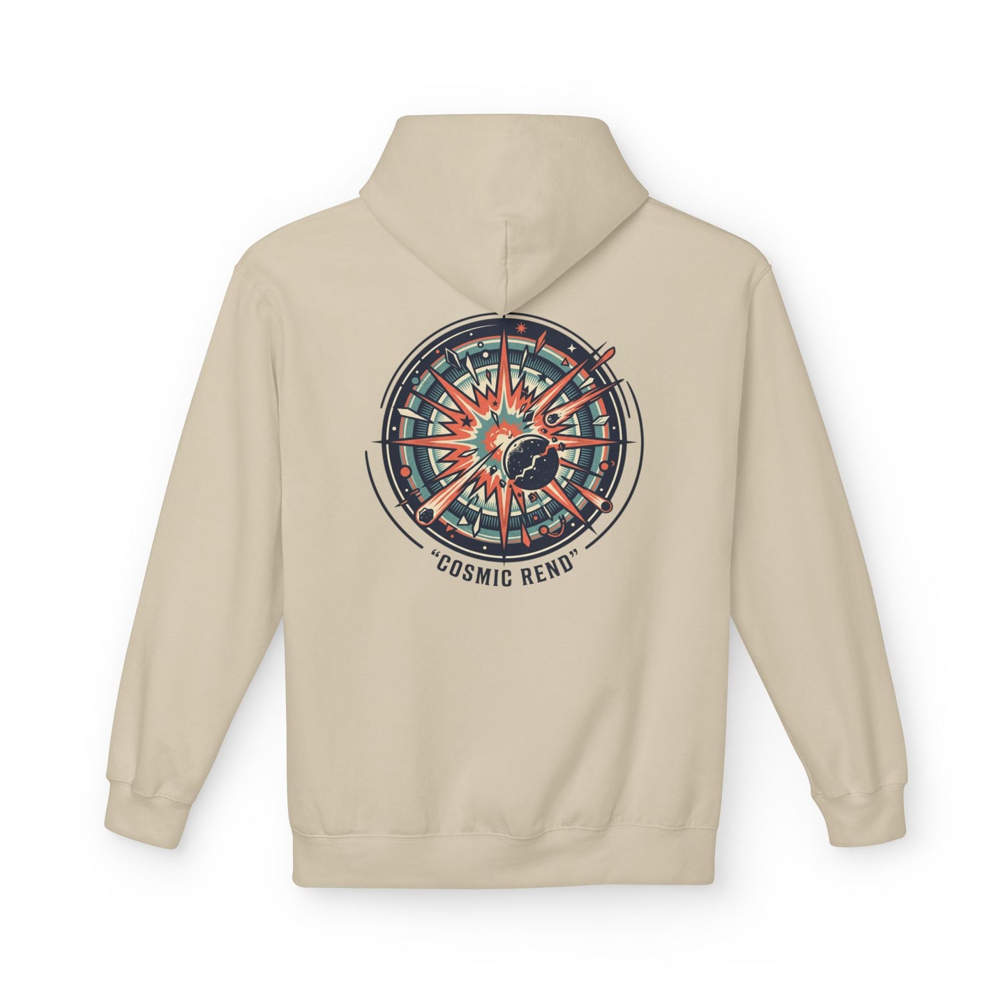 Cosmic Compass Hoodie – Retro Space Navigation Graphic Hoodie | Celestial Streetwear, Vintage Space Aesthetic, Unisex Hoodie