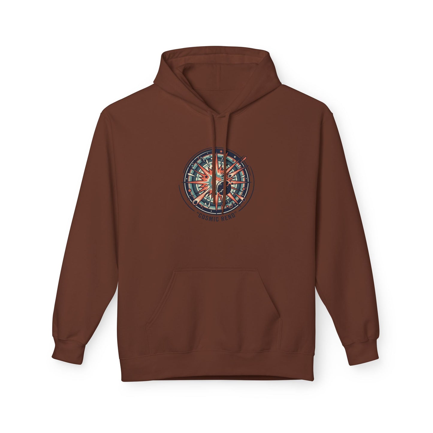 Cosmic Compass Hoodie – Retro Space Navigation Graphic Hoodie | Celestial Streetwear, Vintage Space Aesthetic, Unisex Hoodie
