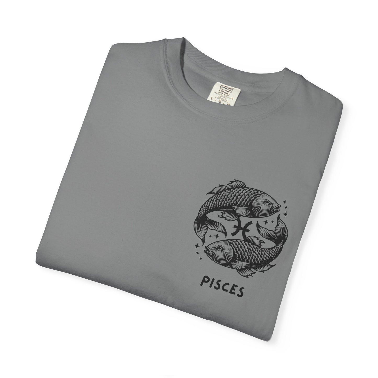 Pisces Zodiac T-Shirt – Pisces Fish Astrology Graphic Tee | Celestial Star Sign Shirt