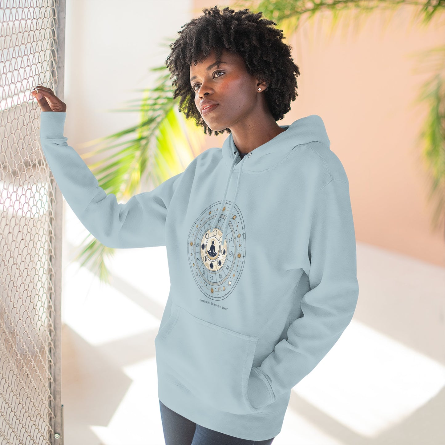 Zodiac Meditation Hoodie – Celestial Birth Chart Mandala Hoodie | Spiritual Astrology Sweatshirt, Unisex Hoodie