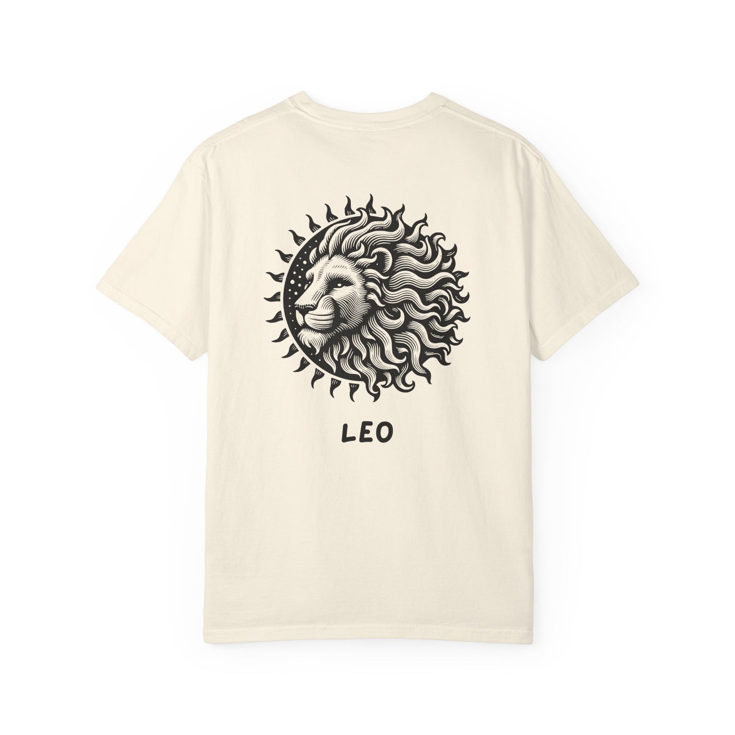Leo Sun Lion T-Shirt – Zodiac Astrology Graphic Tee | Vintage Celestial Star Sign Shirt
