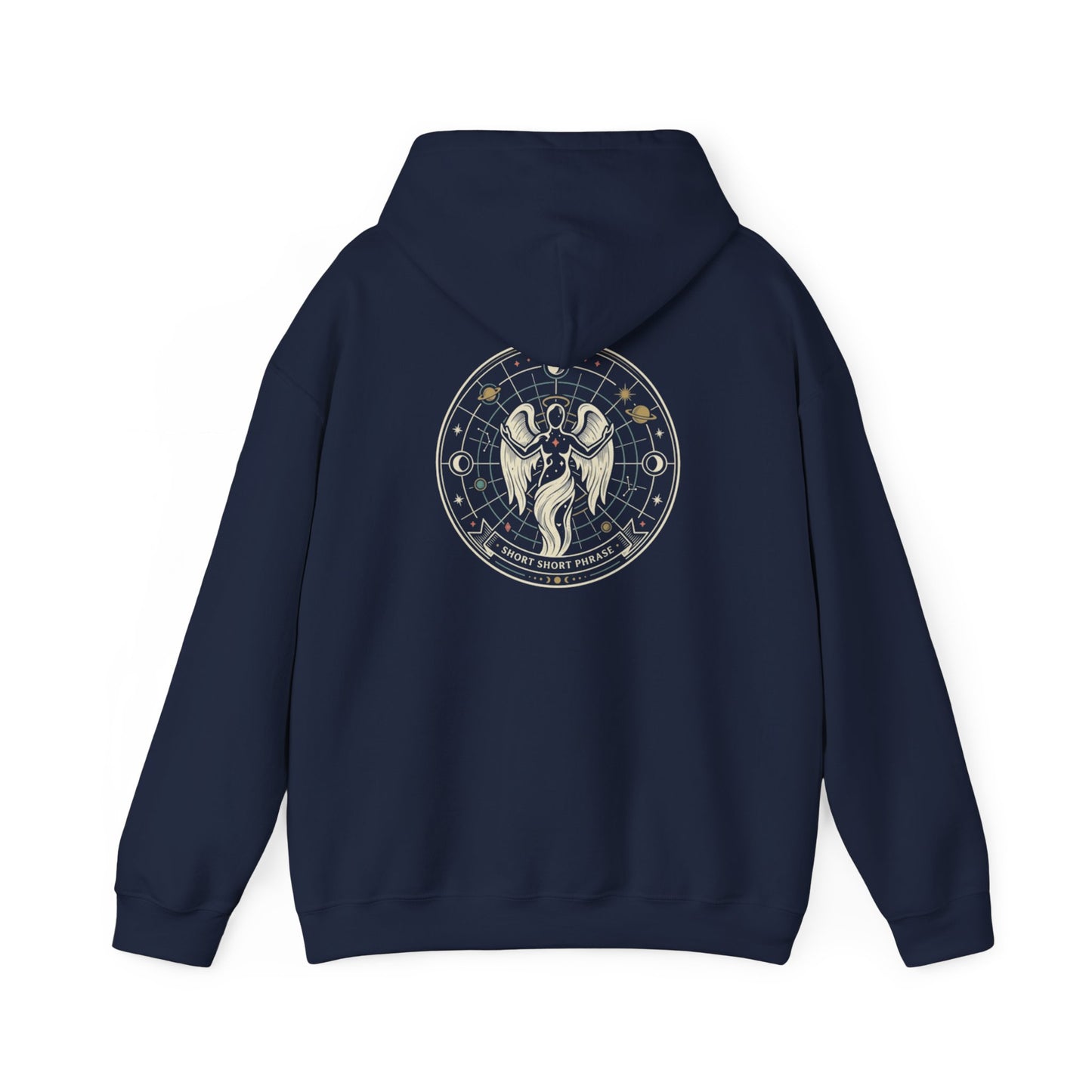 Astrology Moon Phases Hoodie – Mystic Astronaut Zodiac Sweatshirt | Celestial Graphic Hoodie