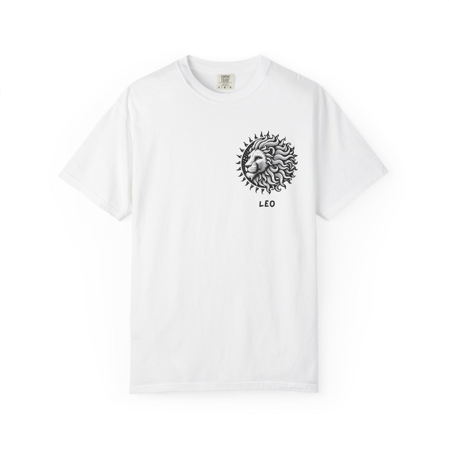 Leo Sun Lion T-Shirt – Zodiac Astrology Graphic Tee | Vintage Celestial Star Sign Shirt