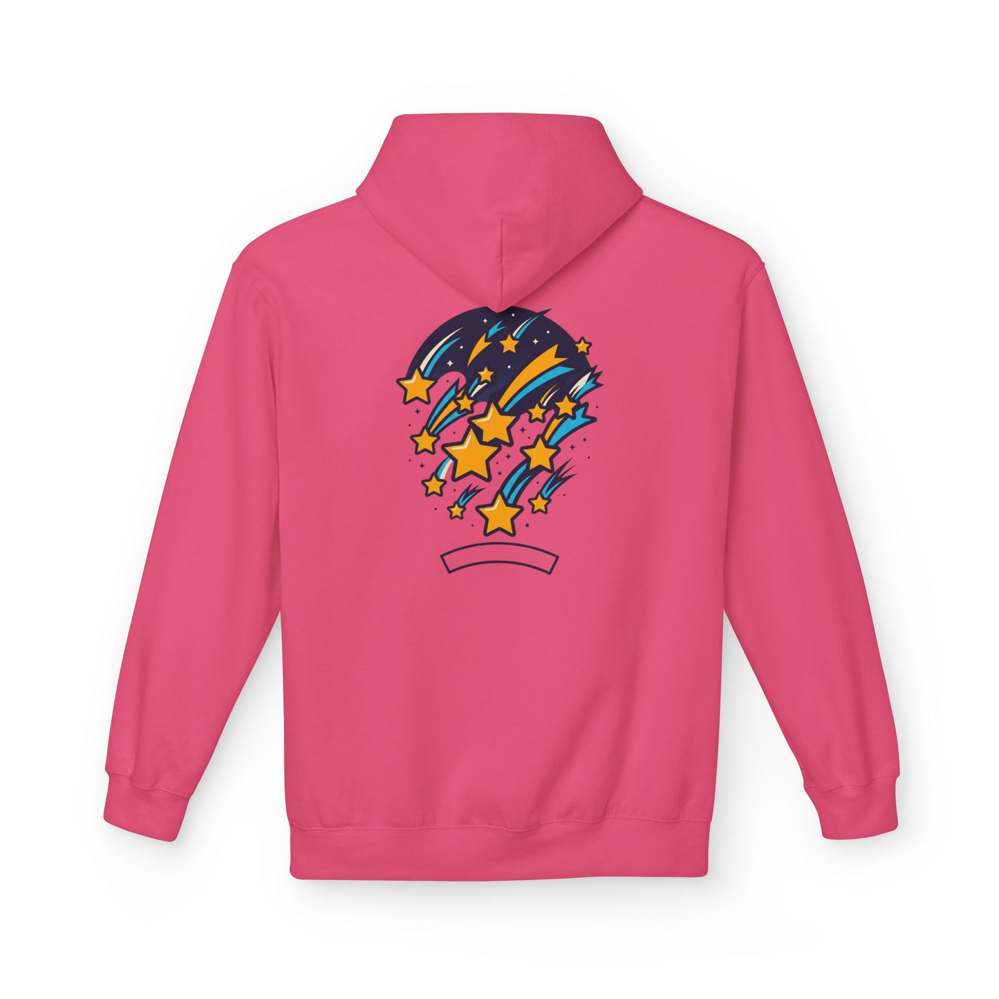 Starfall Hoodie – Shooting Stars Graphic Hoodie | Celestial Aesthetic, Cosmic Streetwear, Unisex Pullover