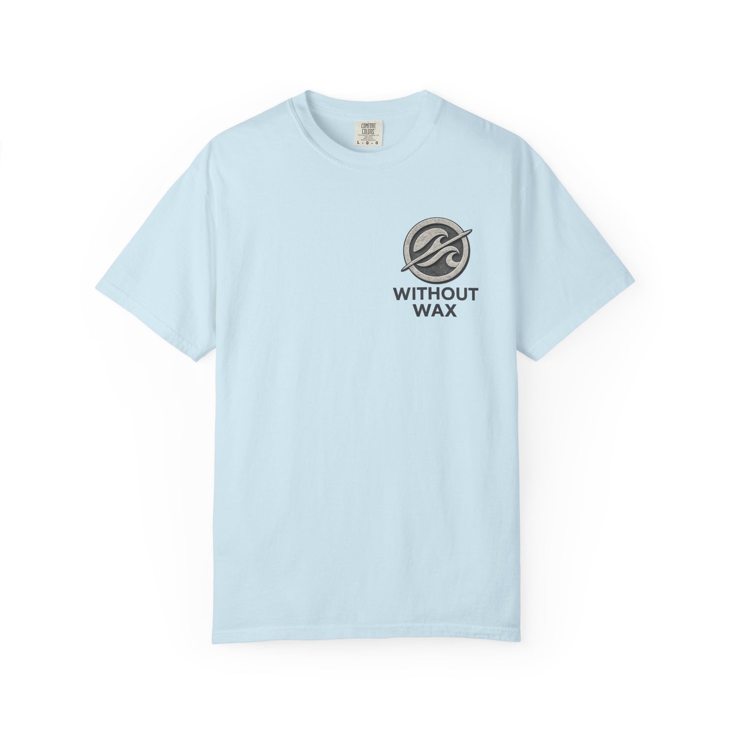Without Wax Logo T-Shirt – Vintage Surf Graphic Tee | Minimal Coastal Streetwear Shirt