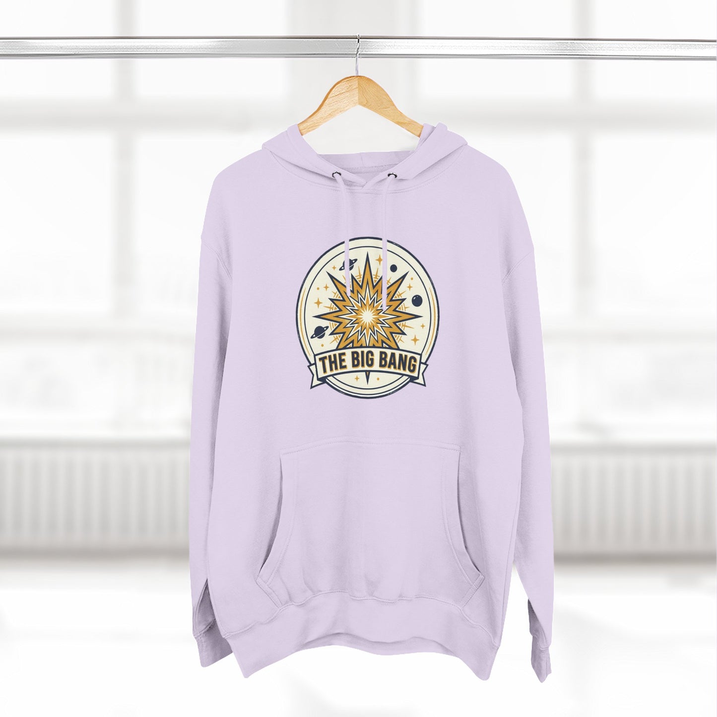 Big Bang Hoodie – Retro Starburst Universe Graphic Hoodie | Astronomy Science Hoodie, Cosmic Streetwear, Unisex Hoodie