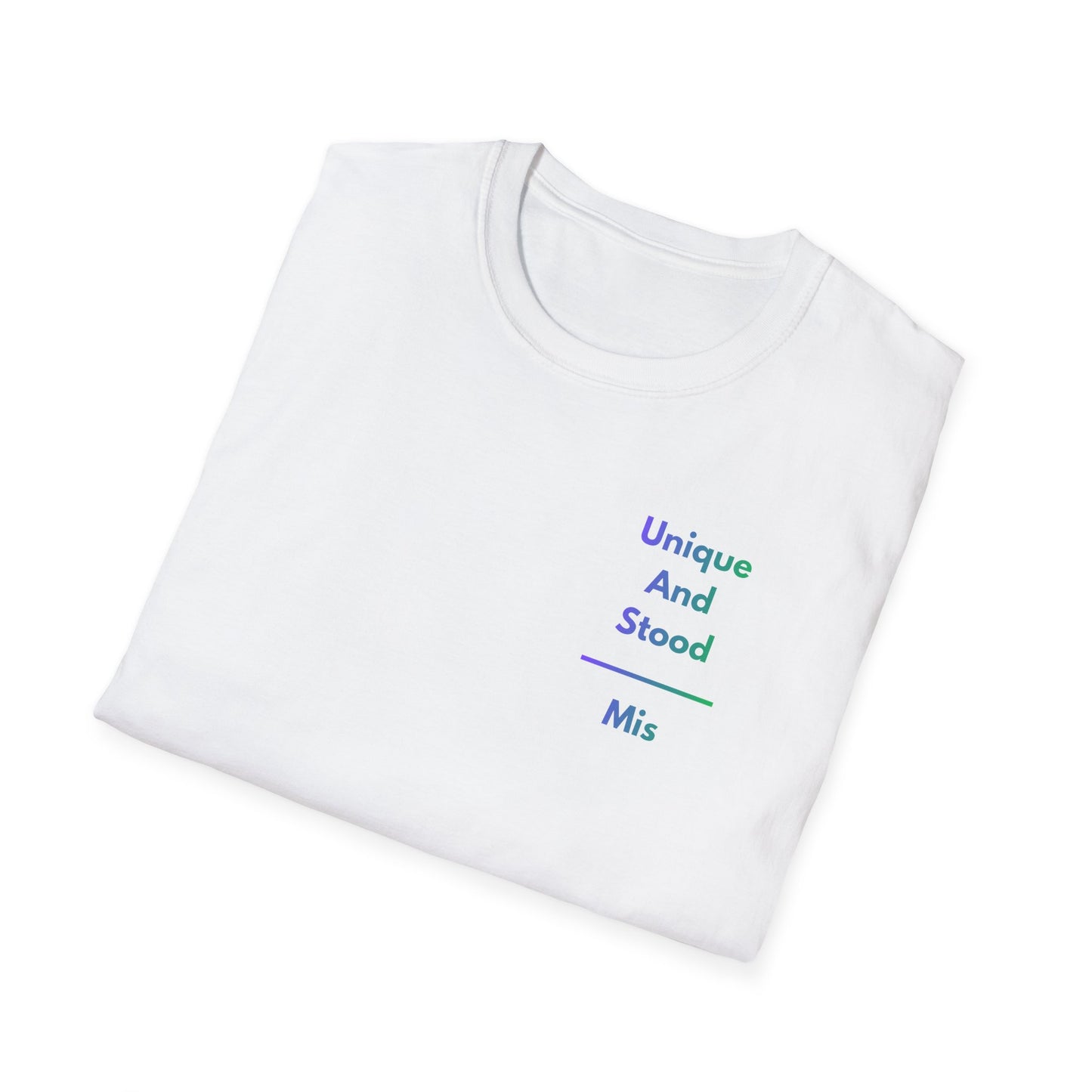 Unique And Misunderstood T-Shirt – Minimal Inspirational Graphic Tee | Thoughtful Statement Shirt
