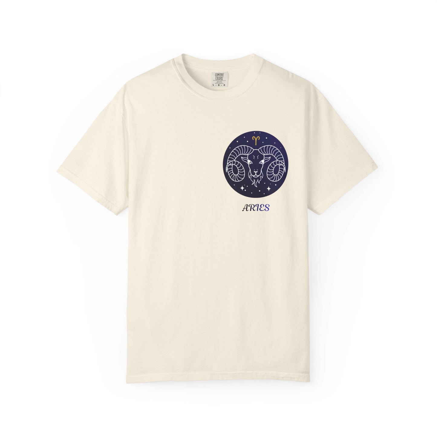 Aries Zodiac Ram T-Shirt – Constellation Astrology Graphic Tee | Minimal Celestial Shirt