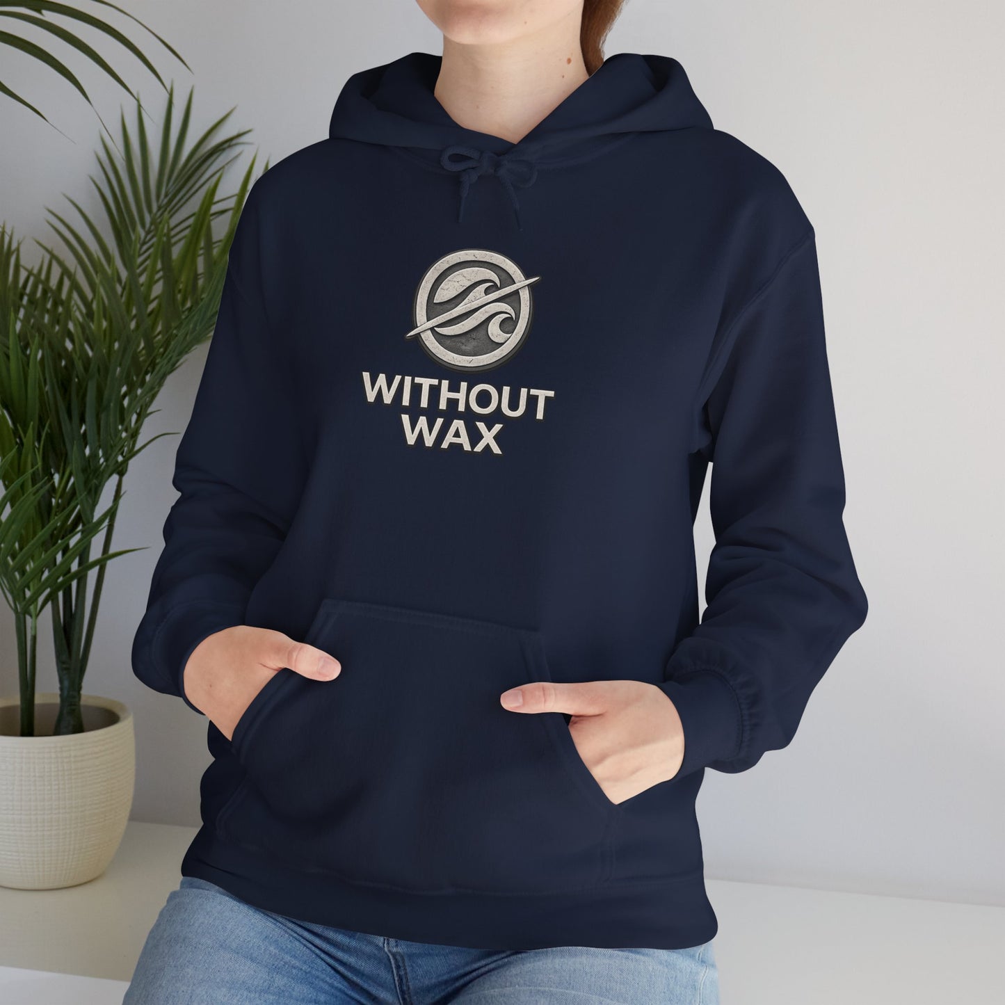 Without Wax Hoodie – “Bring People Up” Motivational Graphic Sweatshirt | Minimal Inspirational Streetwear