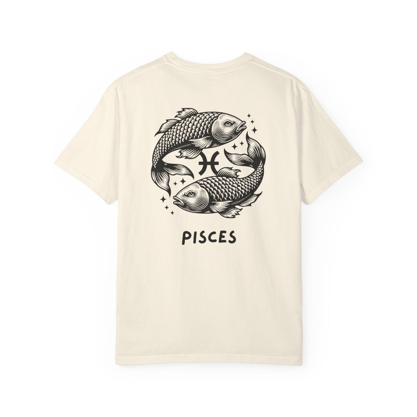 Pisces Zodiac T-Shirt – Pisces Fish Astrology Graphic Tee | Celestial Star Sign Shirt