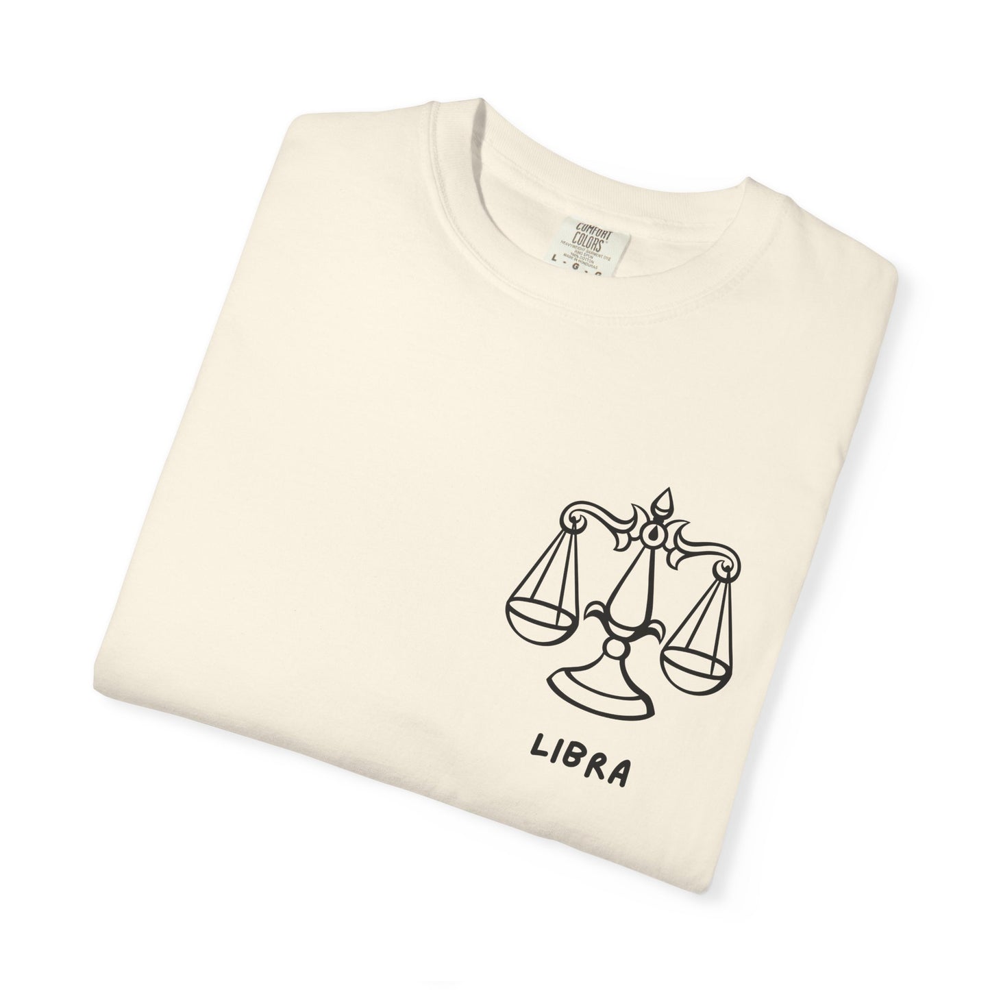 Libra Scales T-Shirt – Zodiac Balance Graphic Tee | Minimal Astrology Shirt