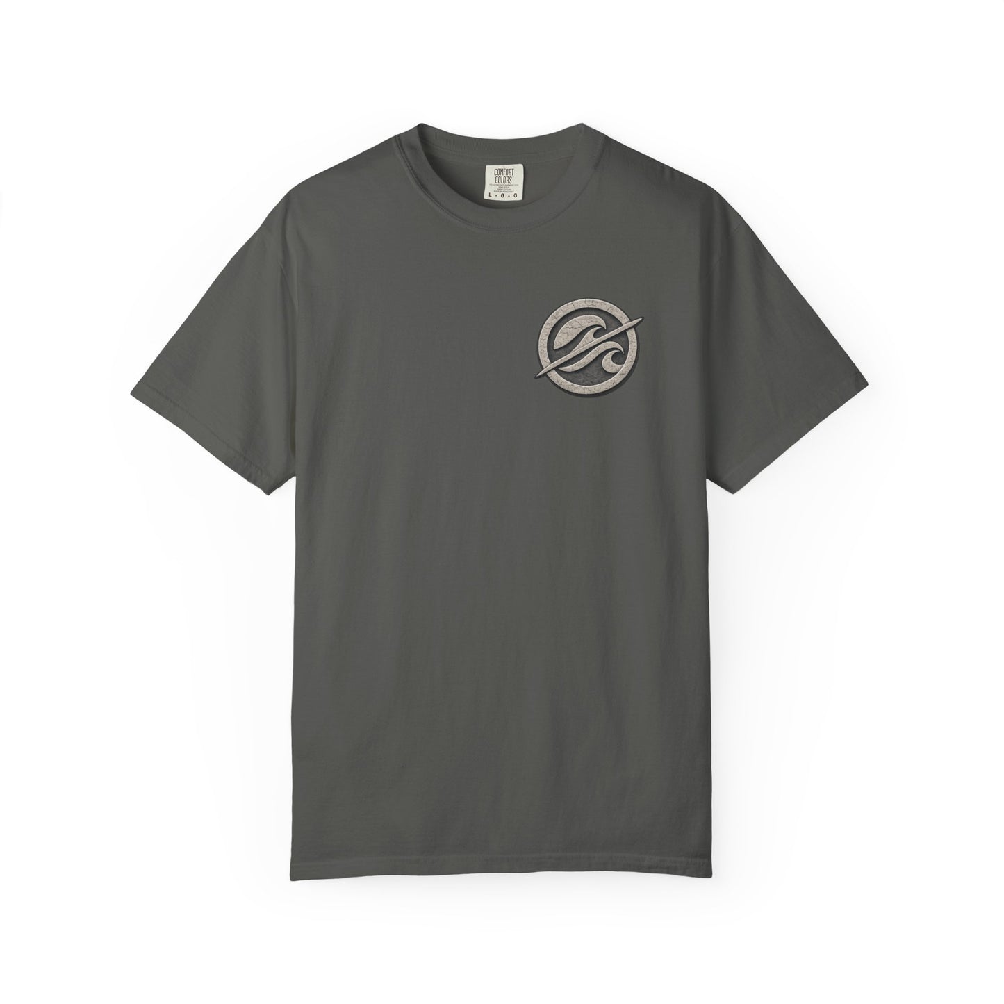 Surf Badge T-Shirt – Retro Wave Logo Tee | Vintage Coastal Streetwear Shirt