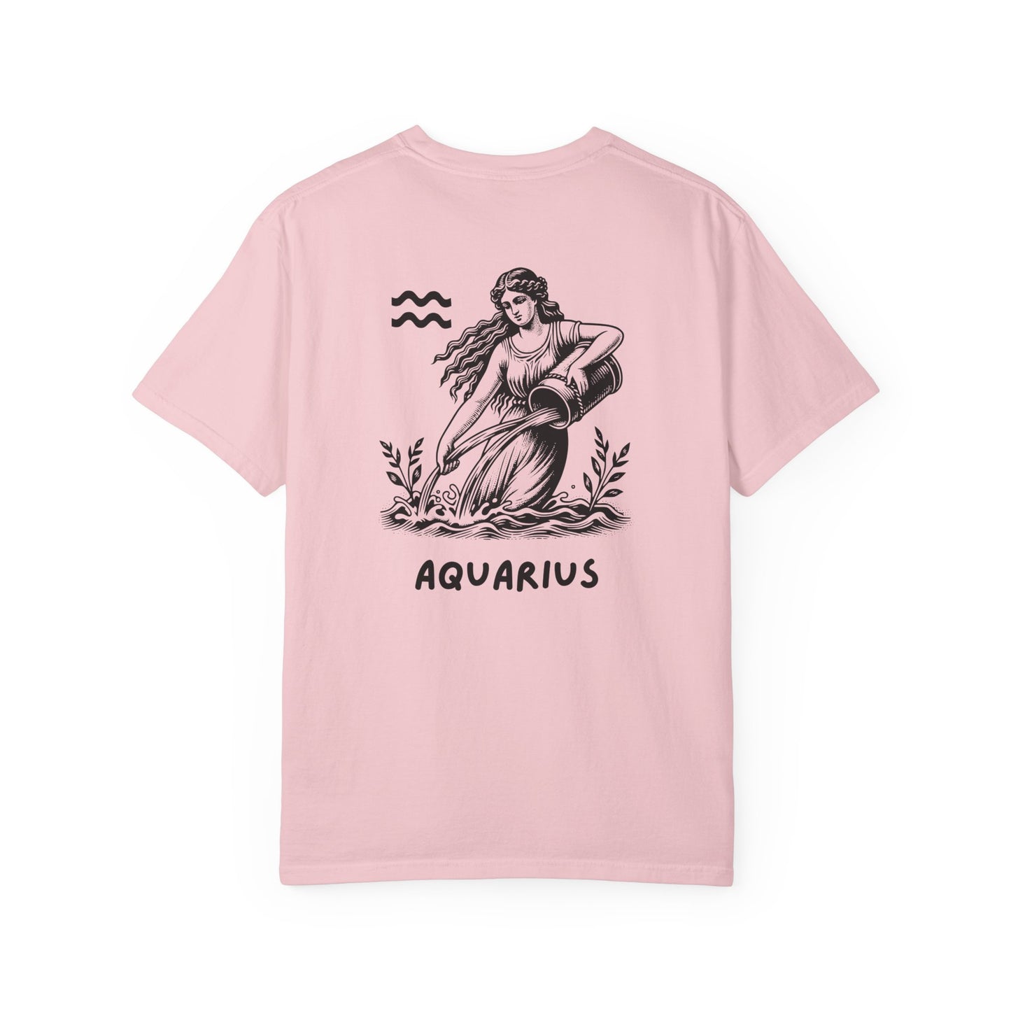 Aquarius Zodiac T-Shirt – Vintage Water Bearer Astrology Tee | Celestial Star Sign Shirt