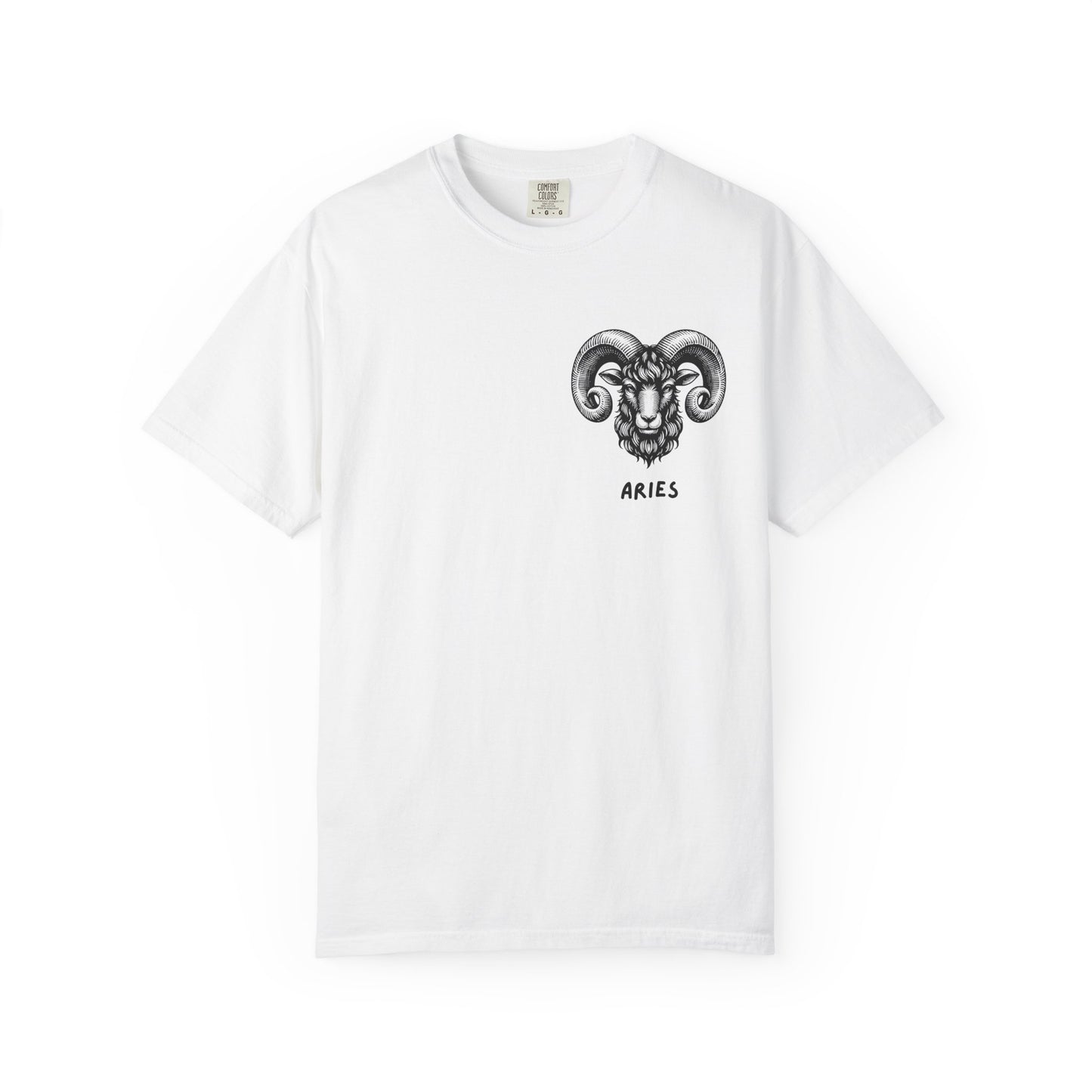 Aries Zodiac T-Shirt – Aries Ram Astrology Graphic Tee | Vintage Star Sign Shirt, Unisex Tee