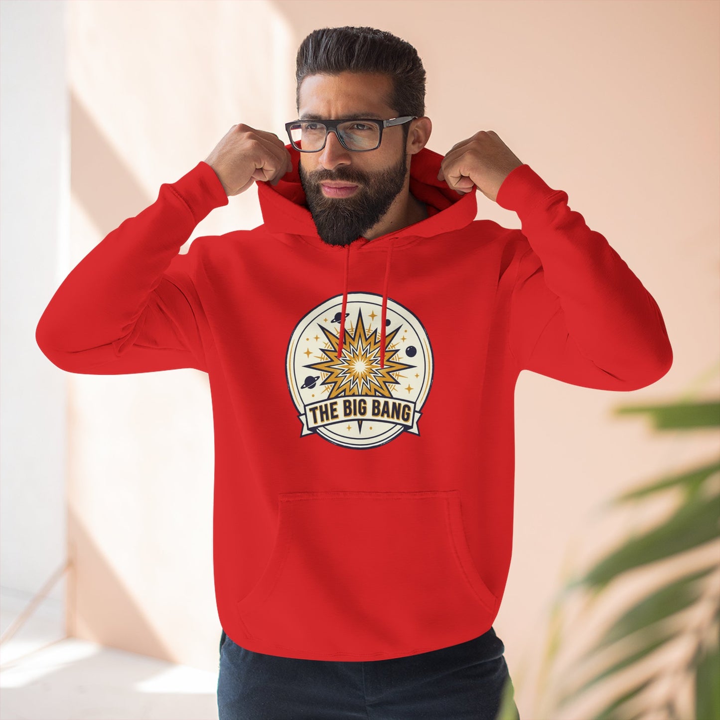 Big Bang Hoodie – Retro Starburst Universe Graphic Hoodie | Astronomy Science Hoodie, Cosmic Streetwear, Unisex Hoodie