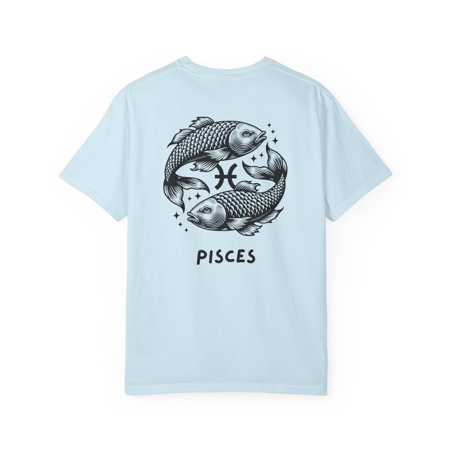 Pisces Zodiac T-Shirt – Pisces Fish Astrology Graphic Tee | Celestial Star Sign Shirt