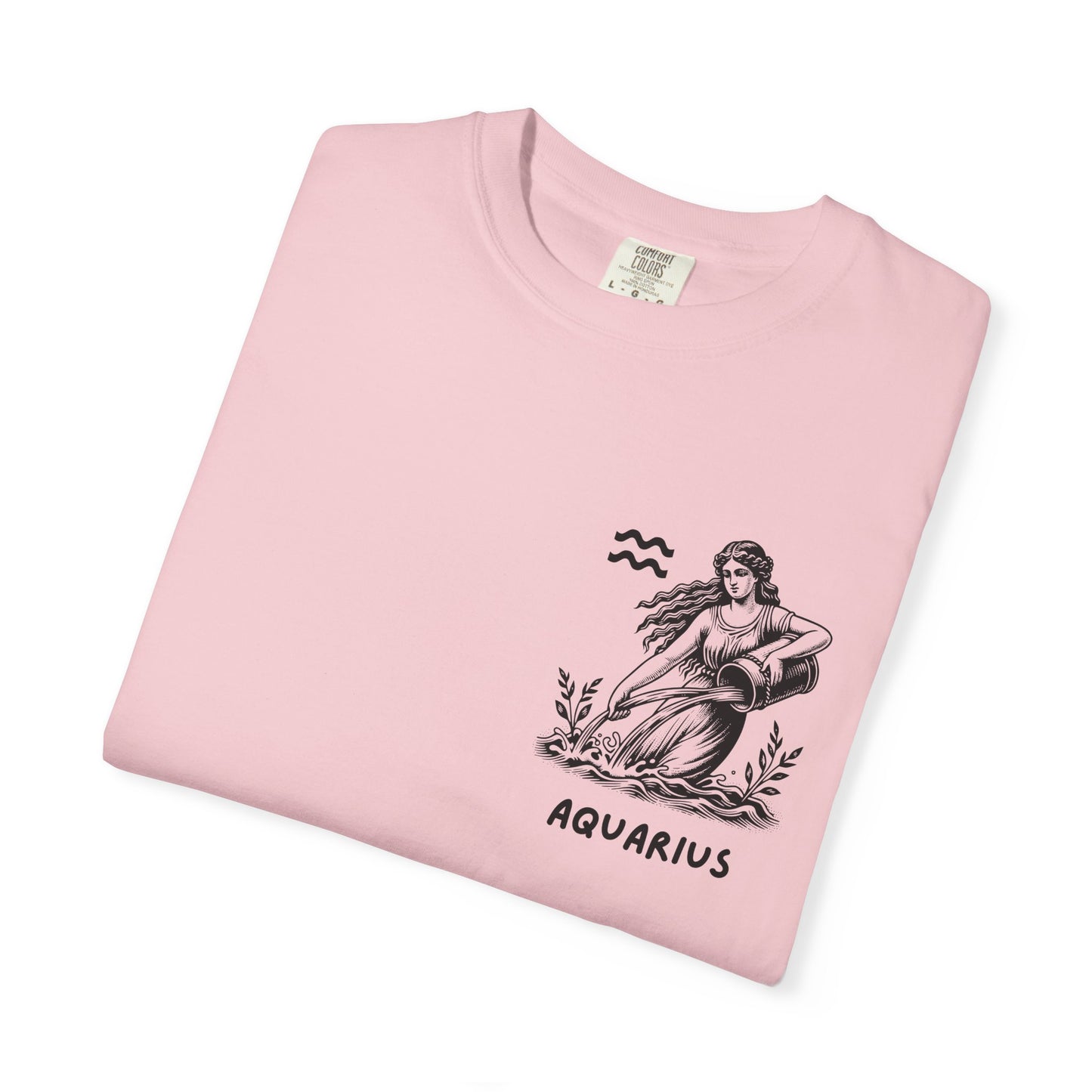Aquarius Zodiac T-Shirt – Vintage Water Bearer Astrology Tee | Celestial Star Sign Shirt