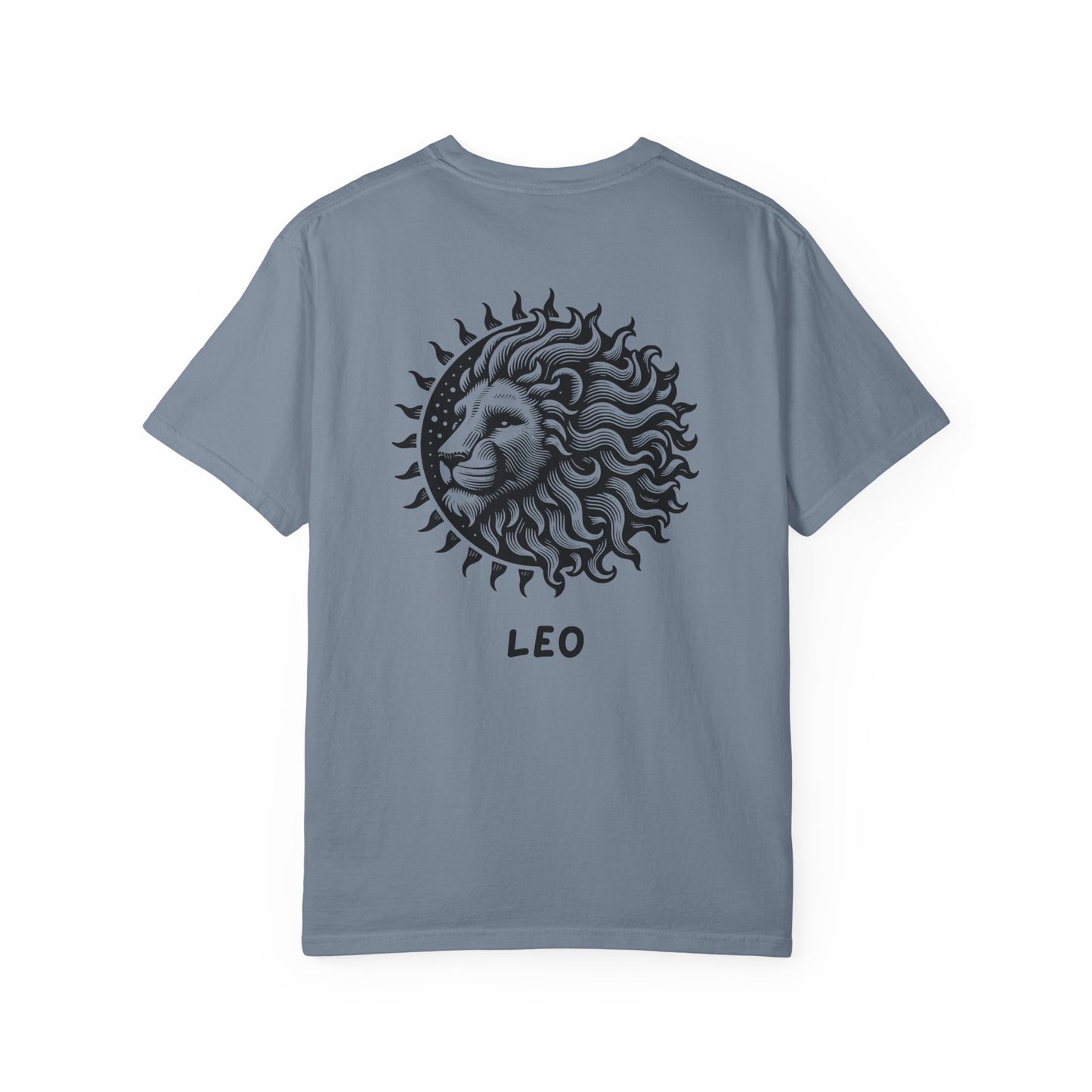 Leo Sun Lion T-Shirt – Zodiac Astrology Graphic Tee | Vintage Celestial Star Sign Shirt
