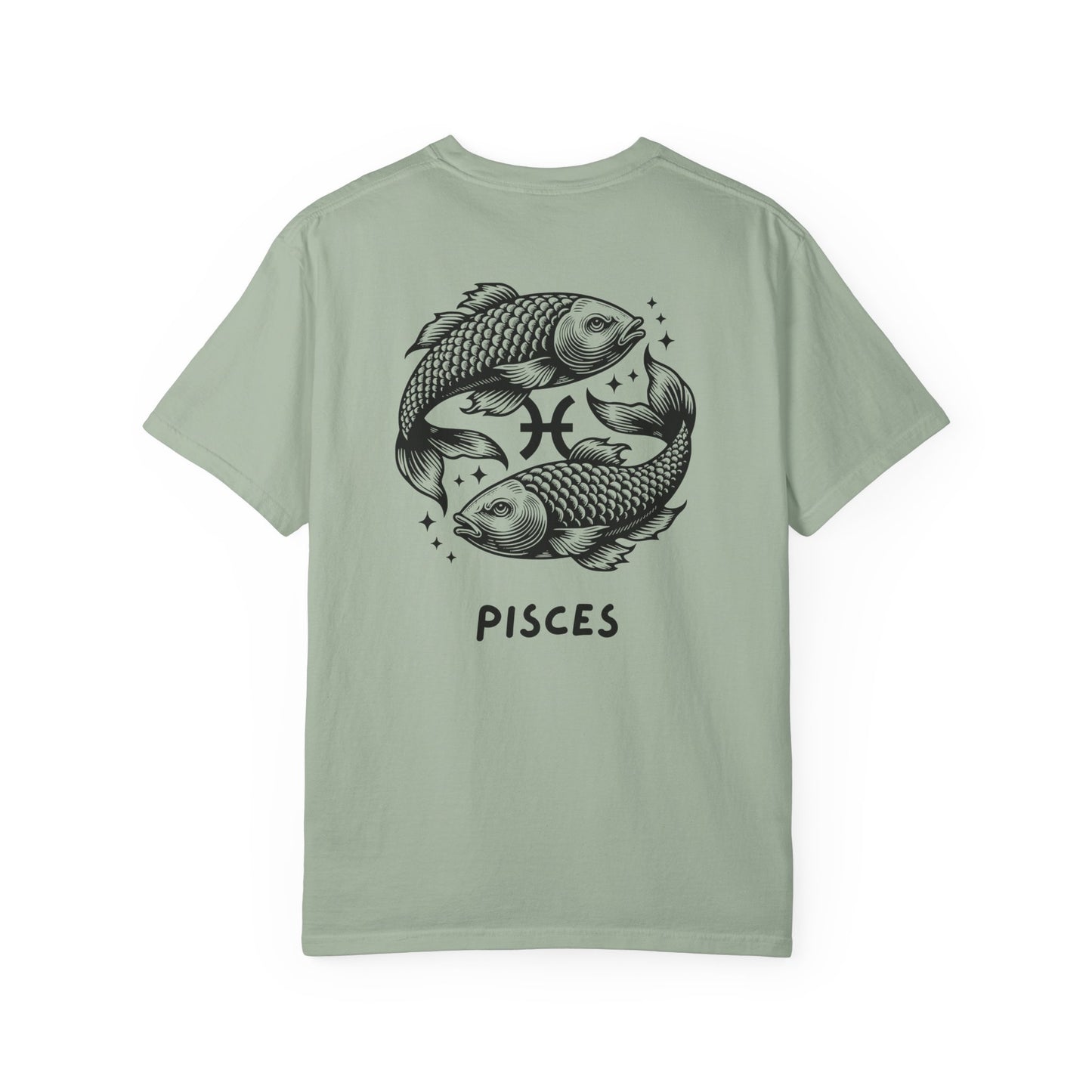 Pisces Zodiac T-Shirt – Pisces Fish Astrology Graphic Tee | Celestial Star Sign Shirt