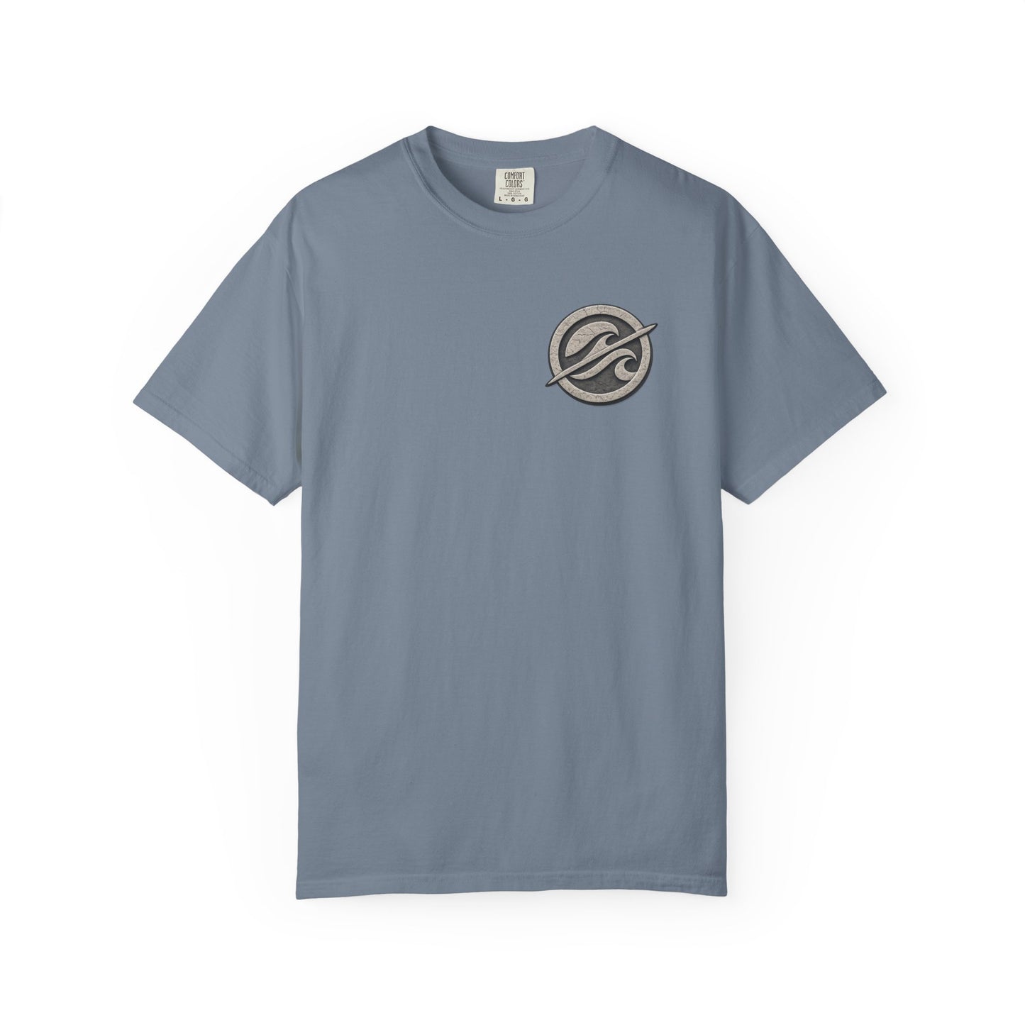 Surf Badge T-Shirt – Retro Wave Logo Tee | Vintage Coastal Streetwear Shirt