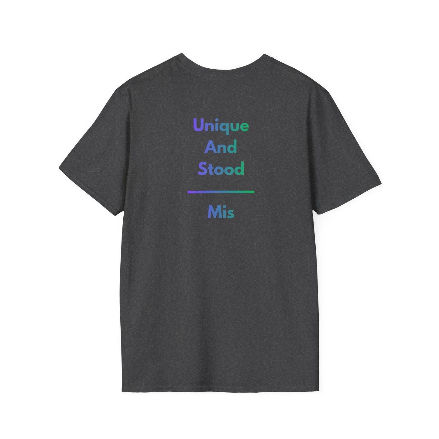 Unique And Misunderstood T-Shirt – Minimal Inspirational Graphic Tee | Thoughtful Statement Shirt