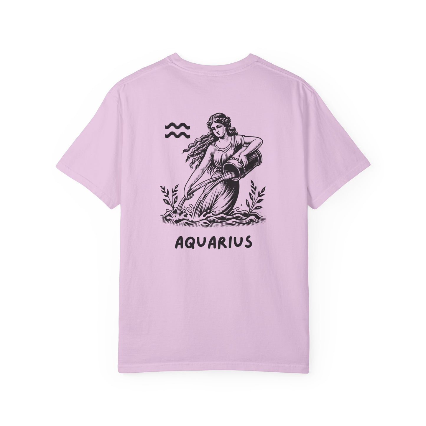 Aquarius Zodiac T-Shirt – Vintage Water Bearer Astrology Tee | Celestial Star Sign Shirt