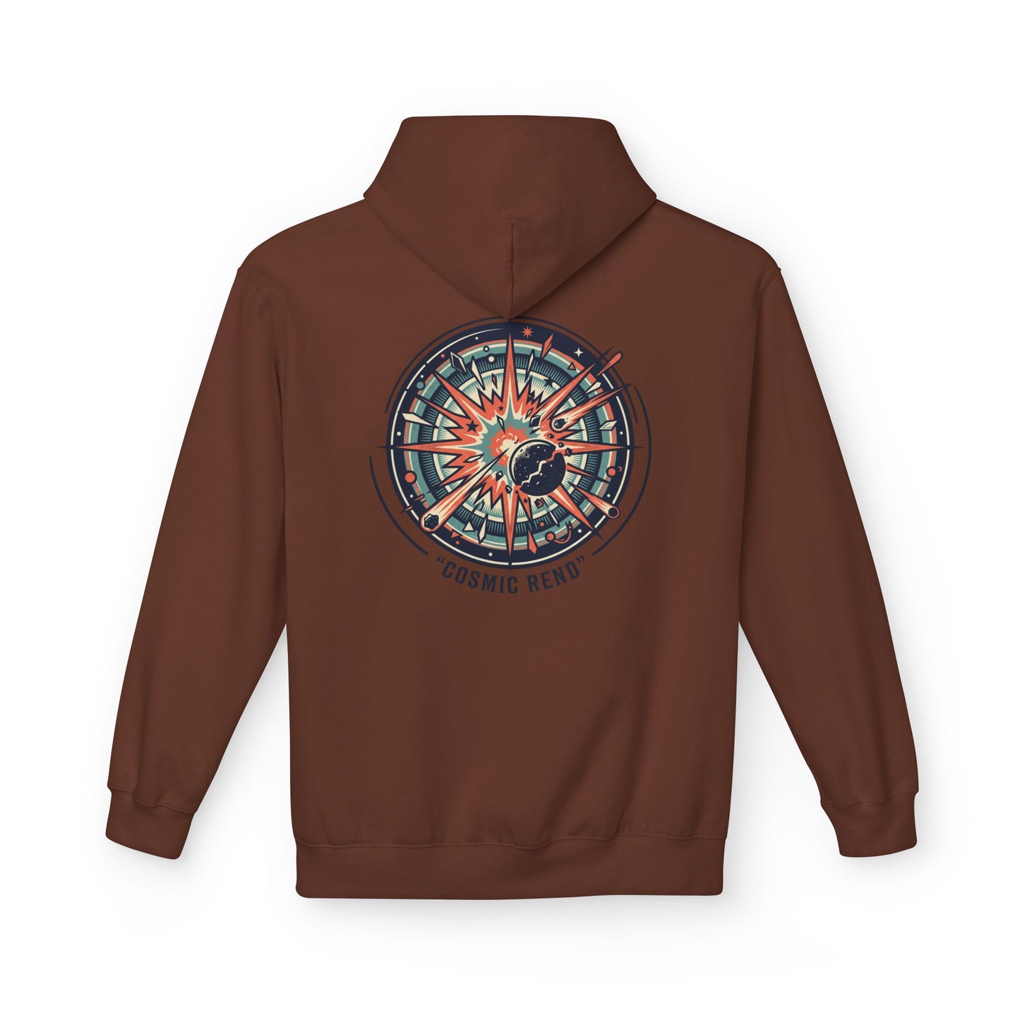 Cosmic Compass Hoodie – Retro Space Navigation Graphic Hoodie | Celestial Streetwear, Vintage Space Aesthetic, Unisex Hoodie