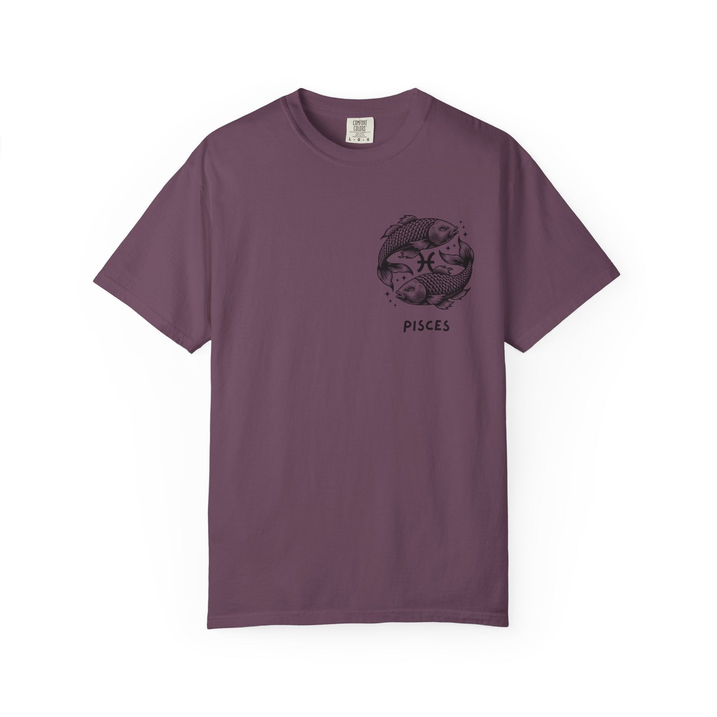 Pisces Zodiac T-Shirt – Pisces Fish Astrology Graphic Tee | Celestial Star Sign Shirt