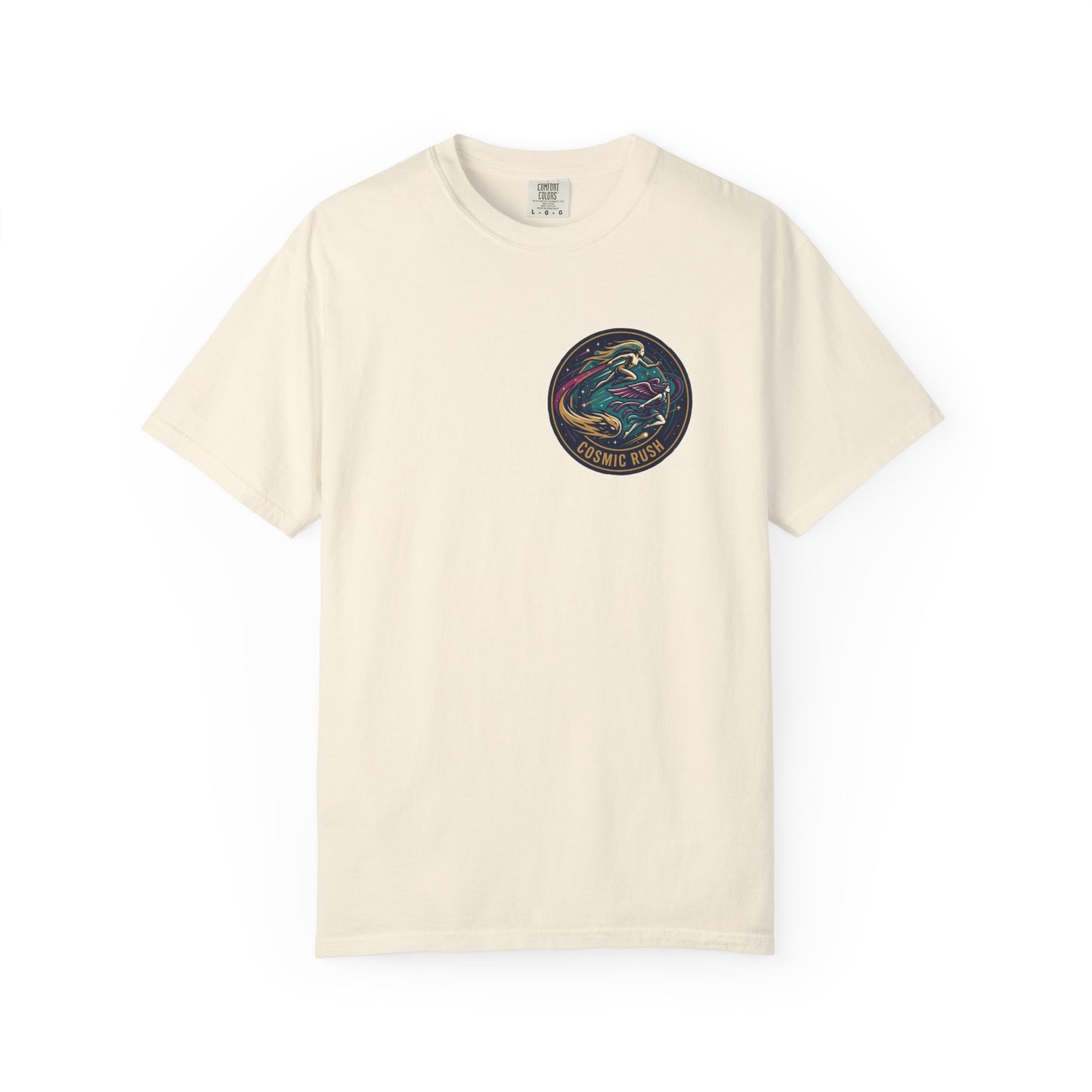 Cosmic Rush Skate T-Shirt – Retro Space Surf Graphic Tee | Vintage Cosmic Wave Shirt, Unisex Casual Tee